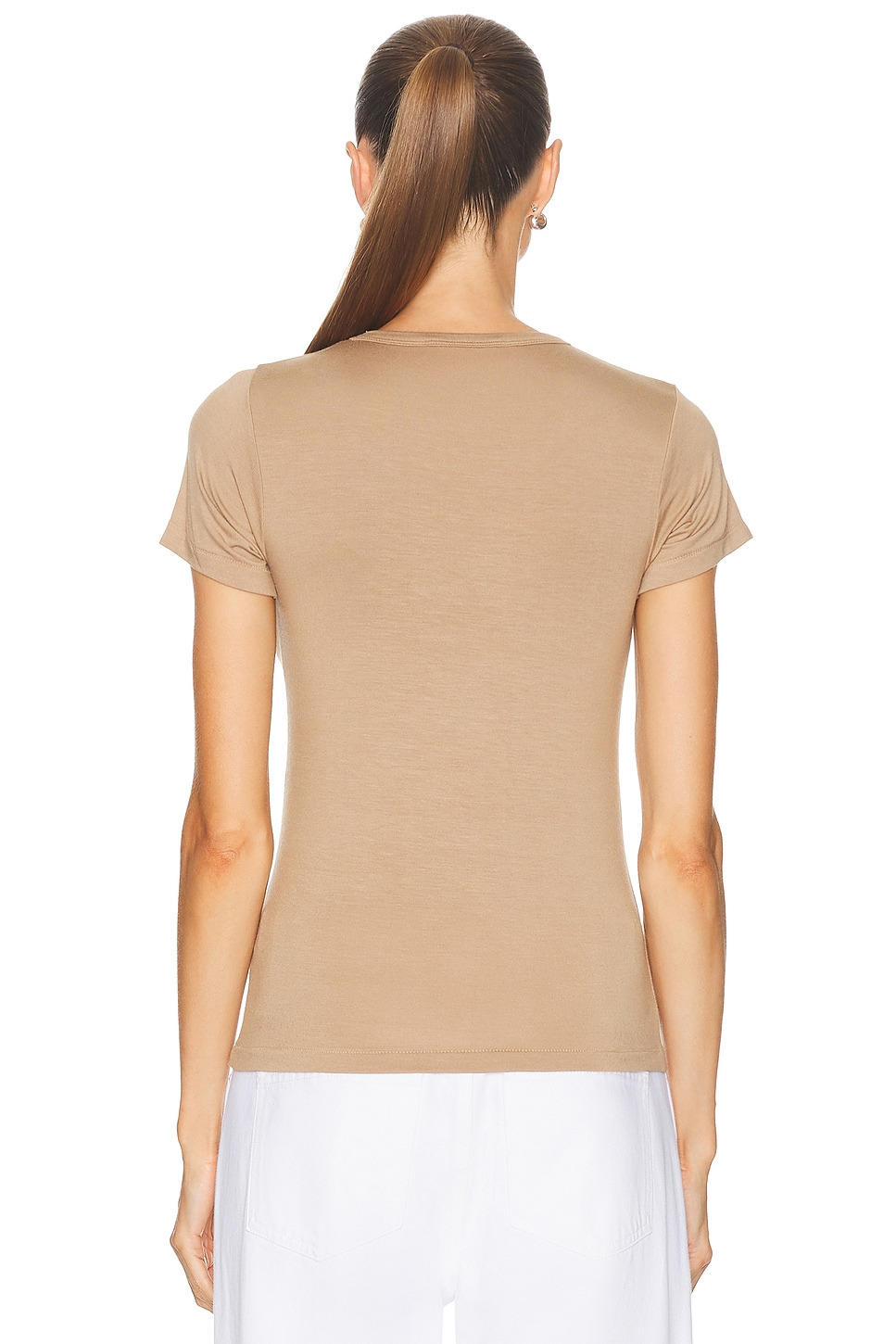 Fitted Crewneck Short Sleeve T-Shirt - 3