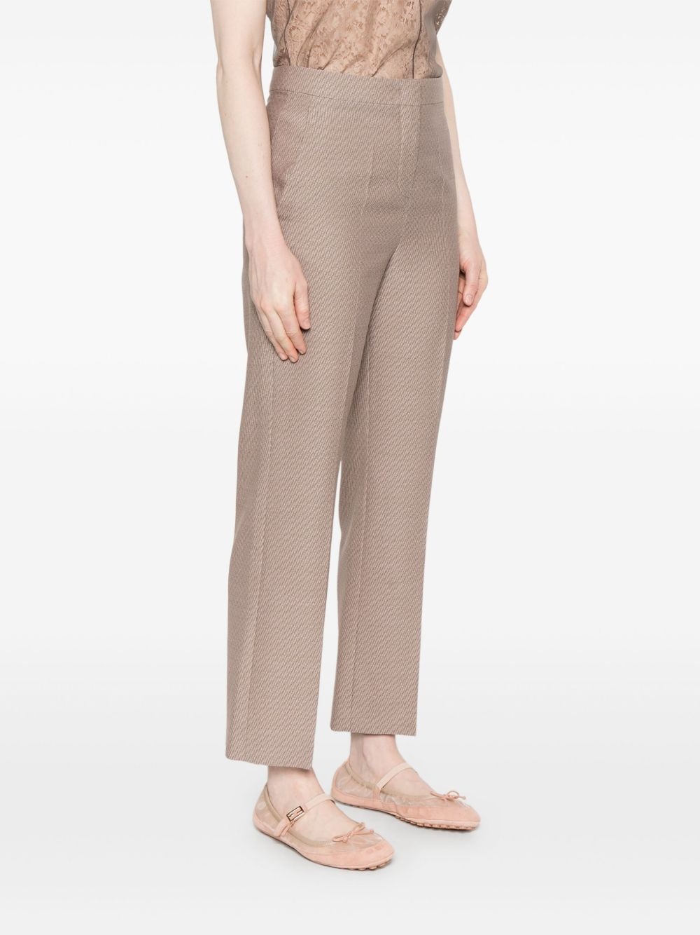 FF-jacquard trousers - 3