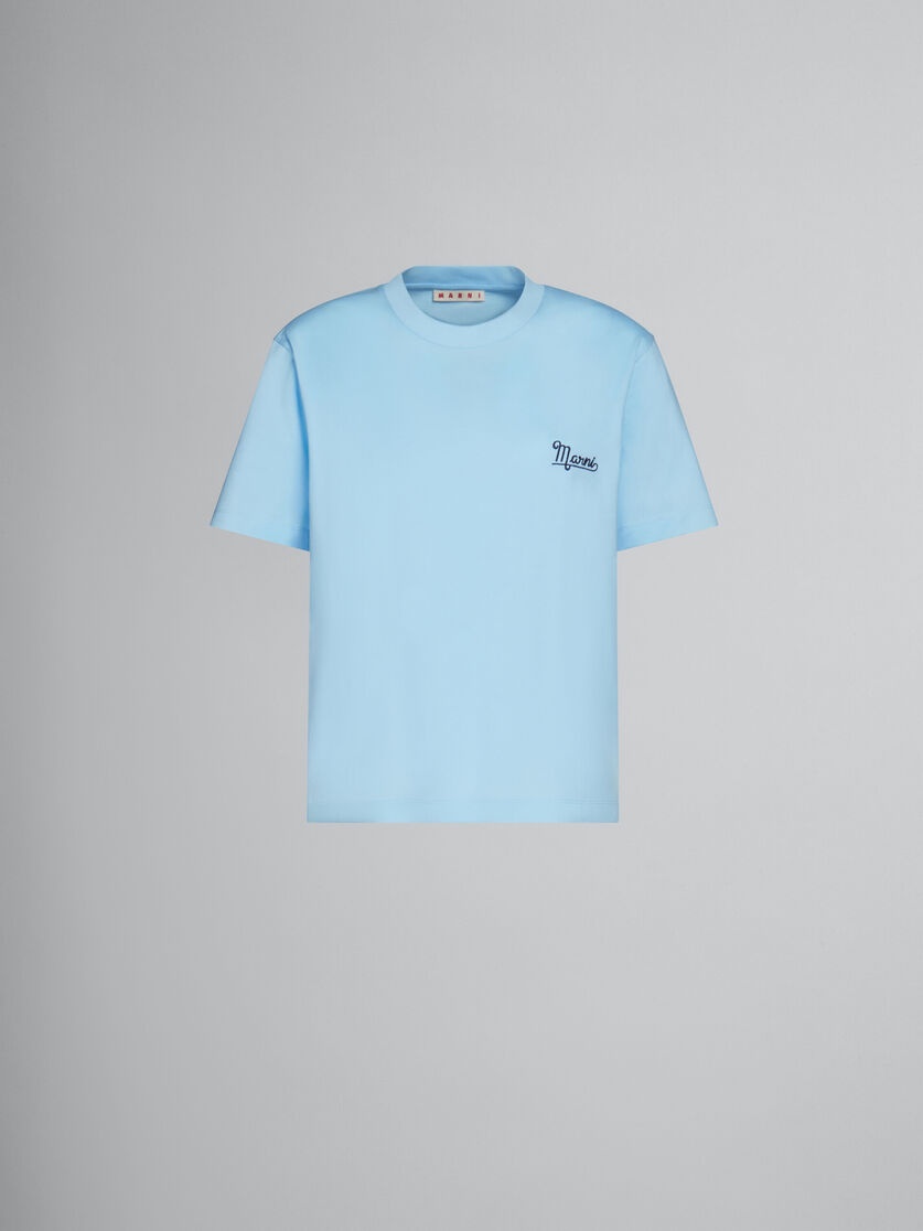 PACK OF 3 COTTON JERSEY LOGO EMBROIDERED T-SHIRTS - 1
