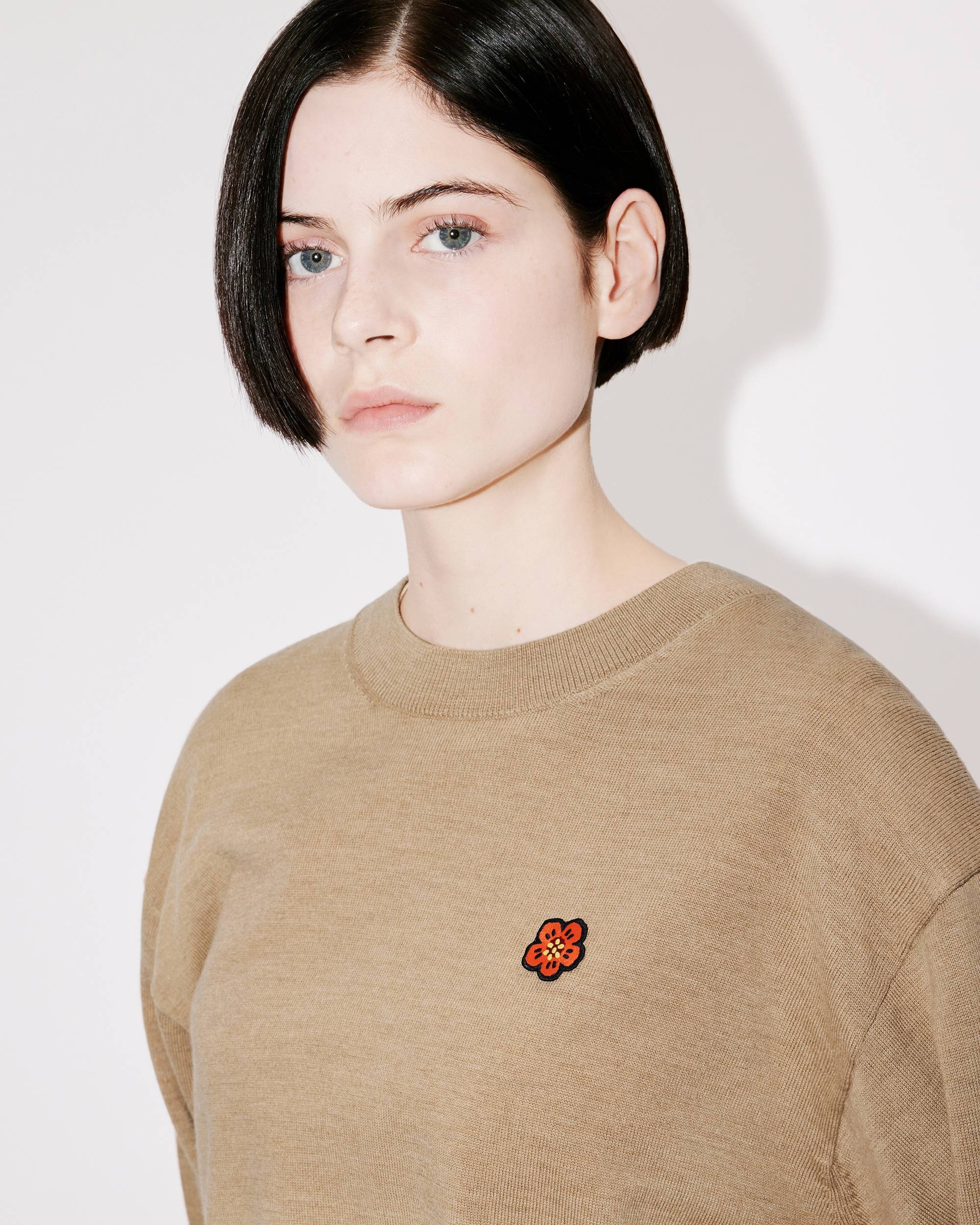 'BOKE FLOWER' Crest wool jumper - 6