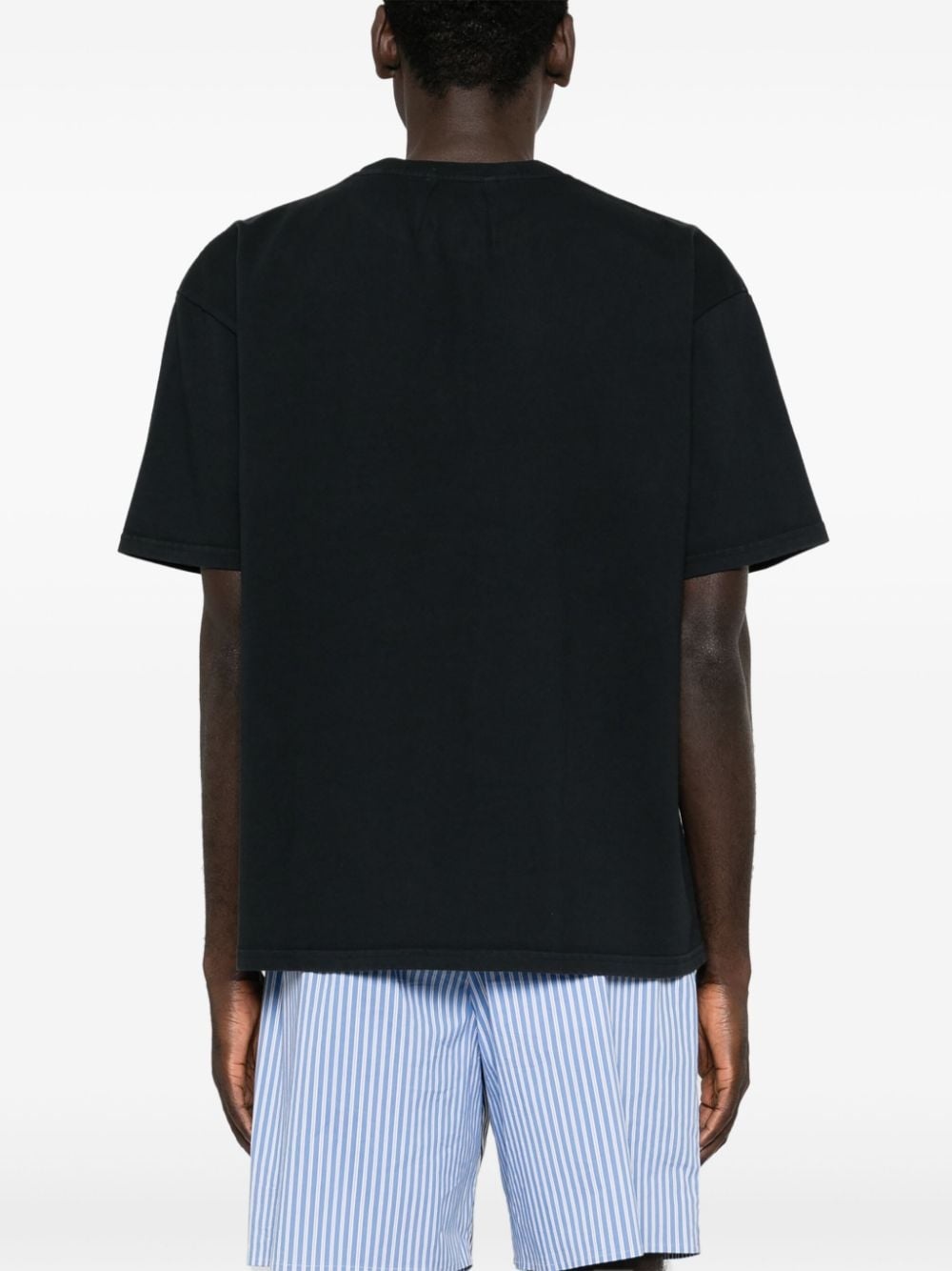 logo-print cotton T-shirt - 4