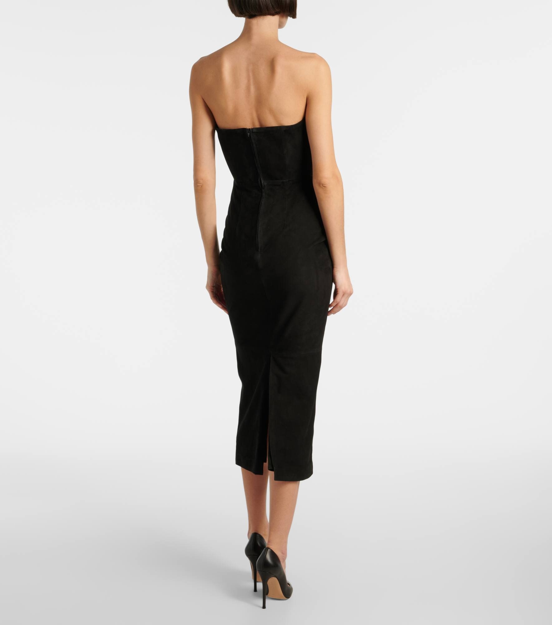 Suede midi dress - 3