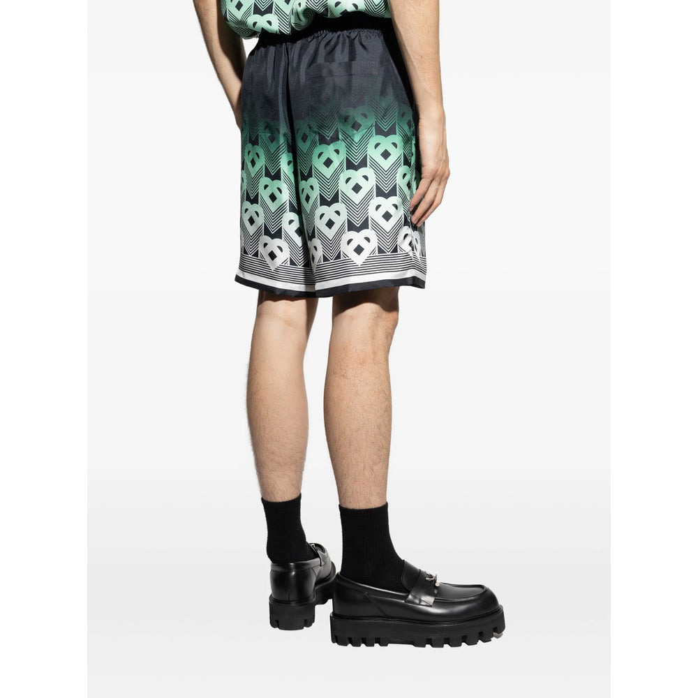 Casablanca Green Shorts - Bermuda Shorts Men - 4