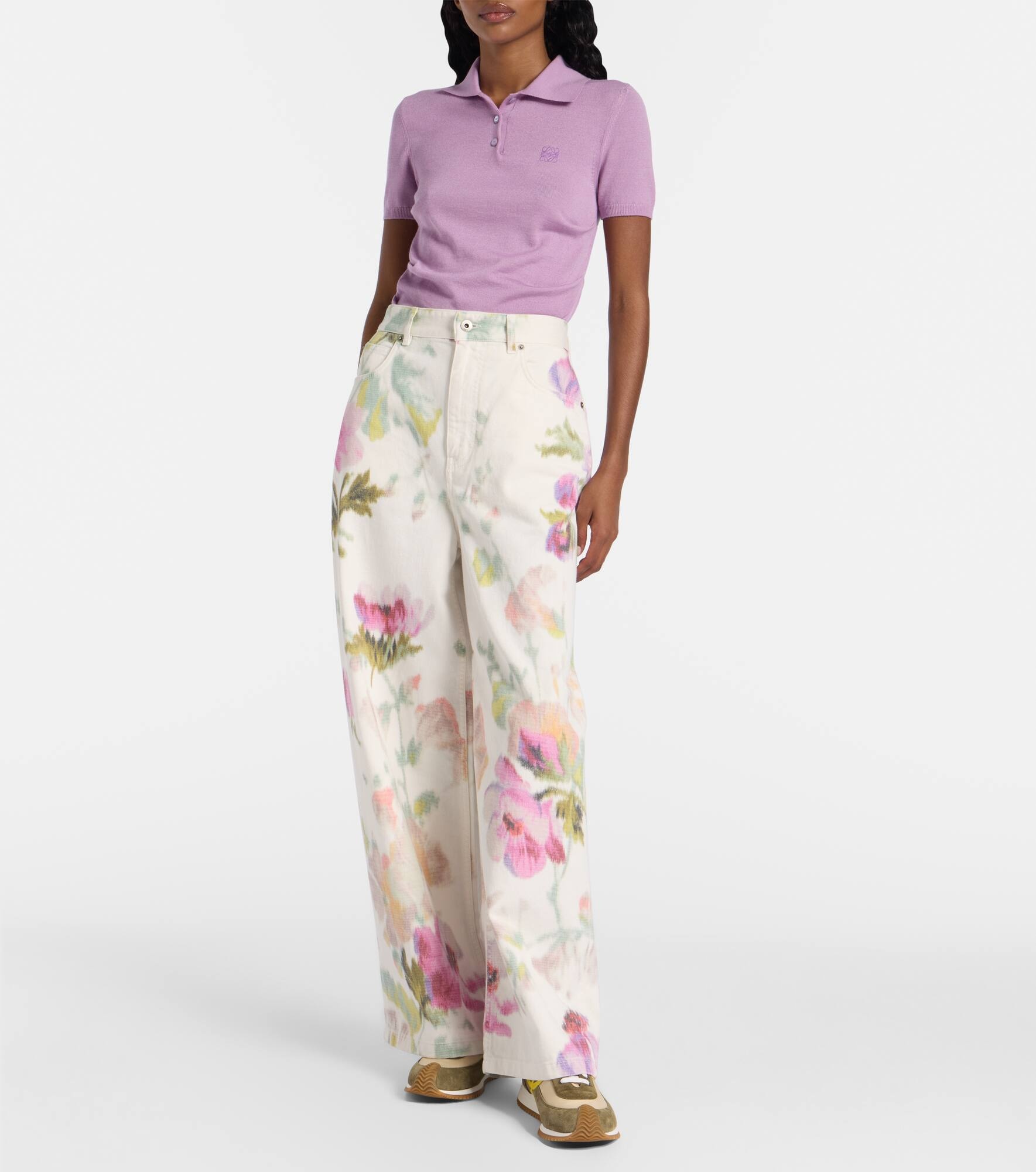 High-rise wide-leg jeans - 7