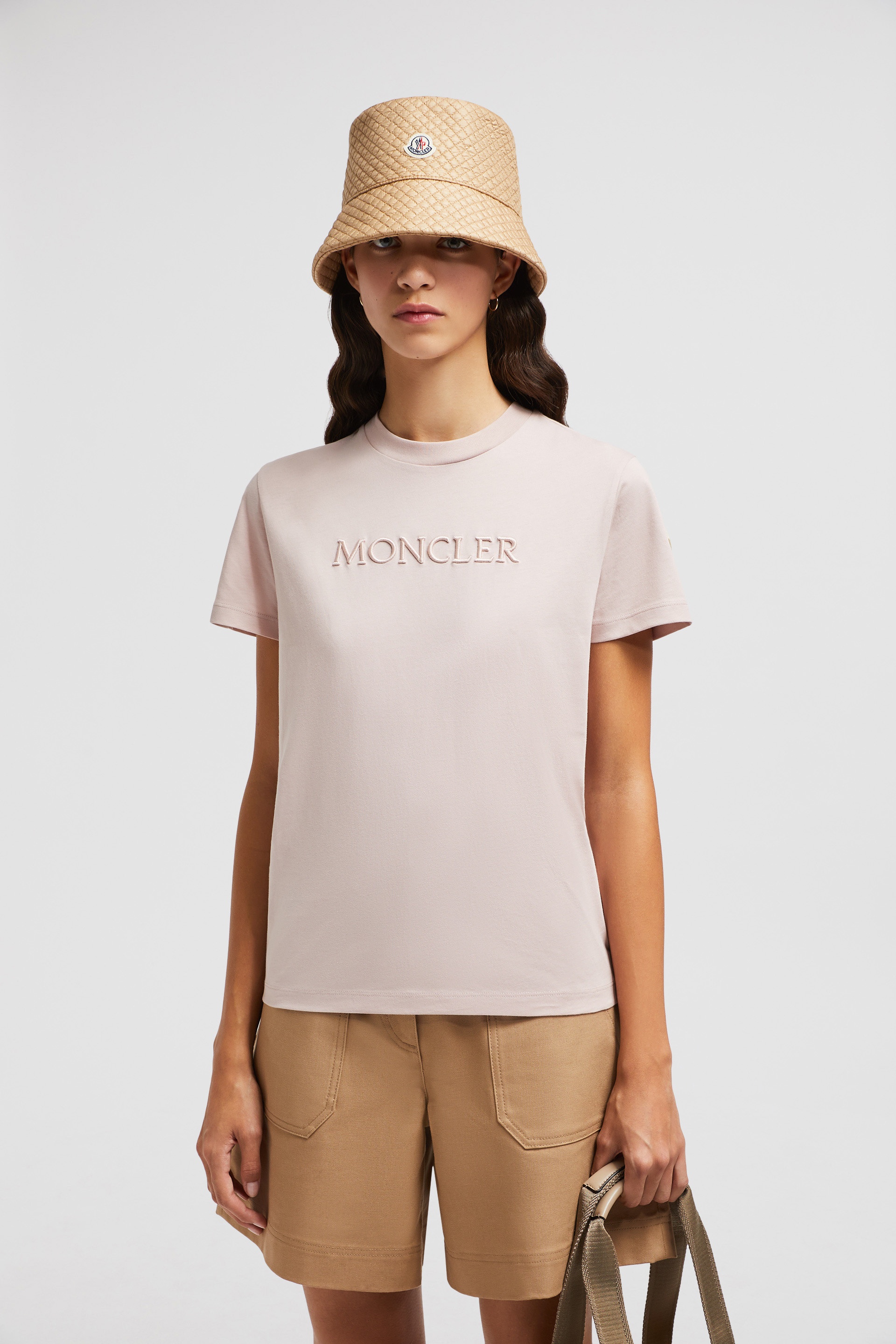 Embroidered Tonal Logo Cotton T-Shirt - 2