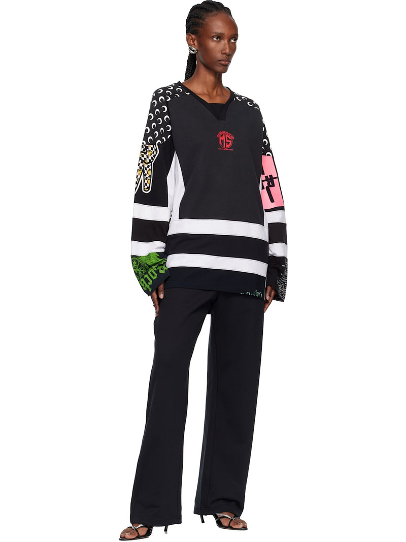 Marine Serre Regenerated Graphic Jersey LS Hockey T-shirt outlook