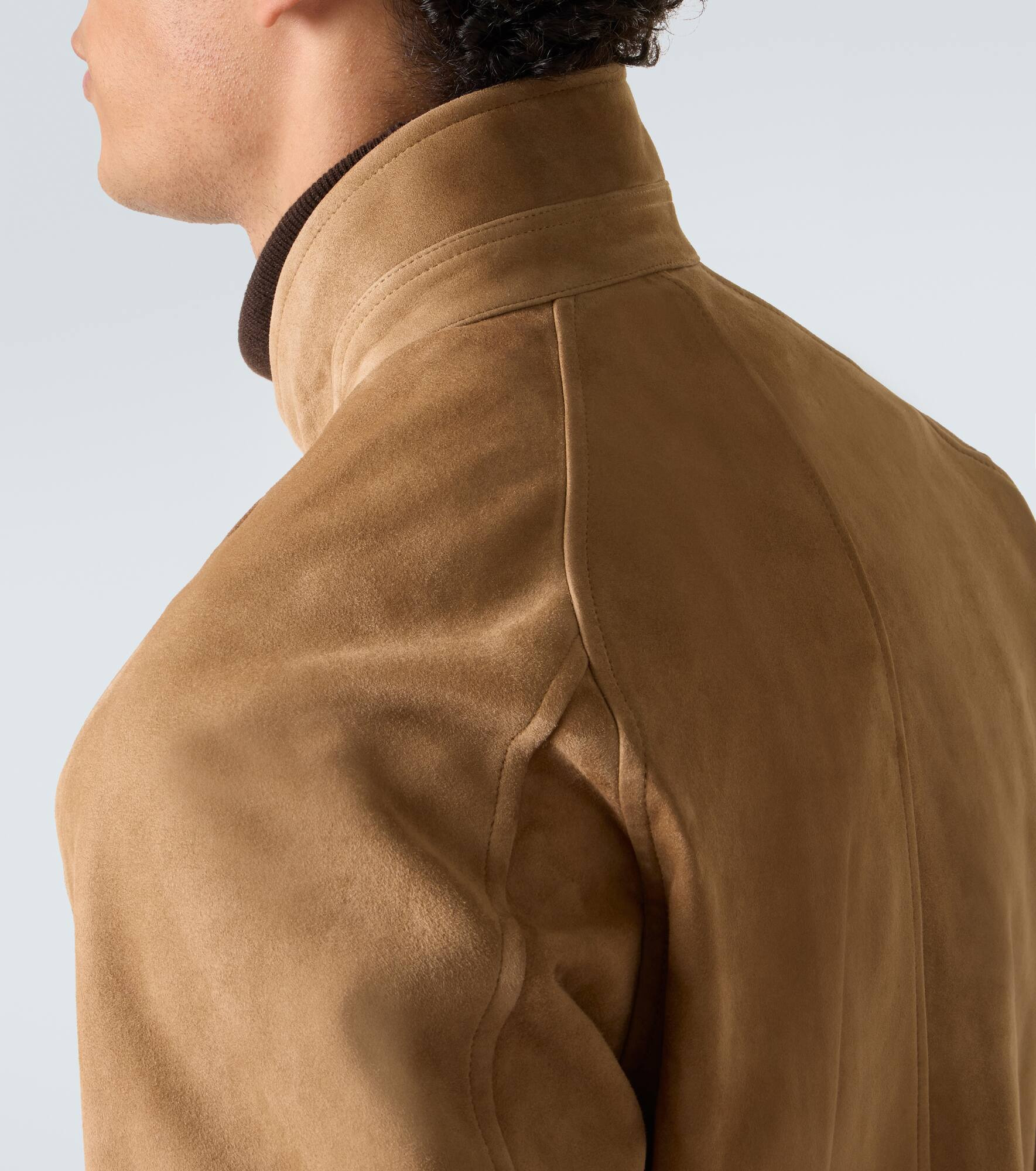 Novak suede bomber jacket - 7