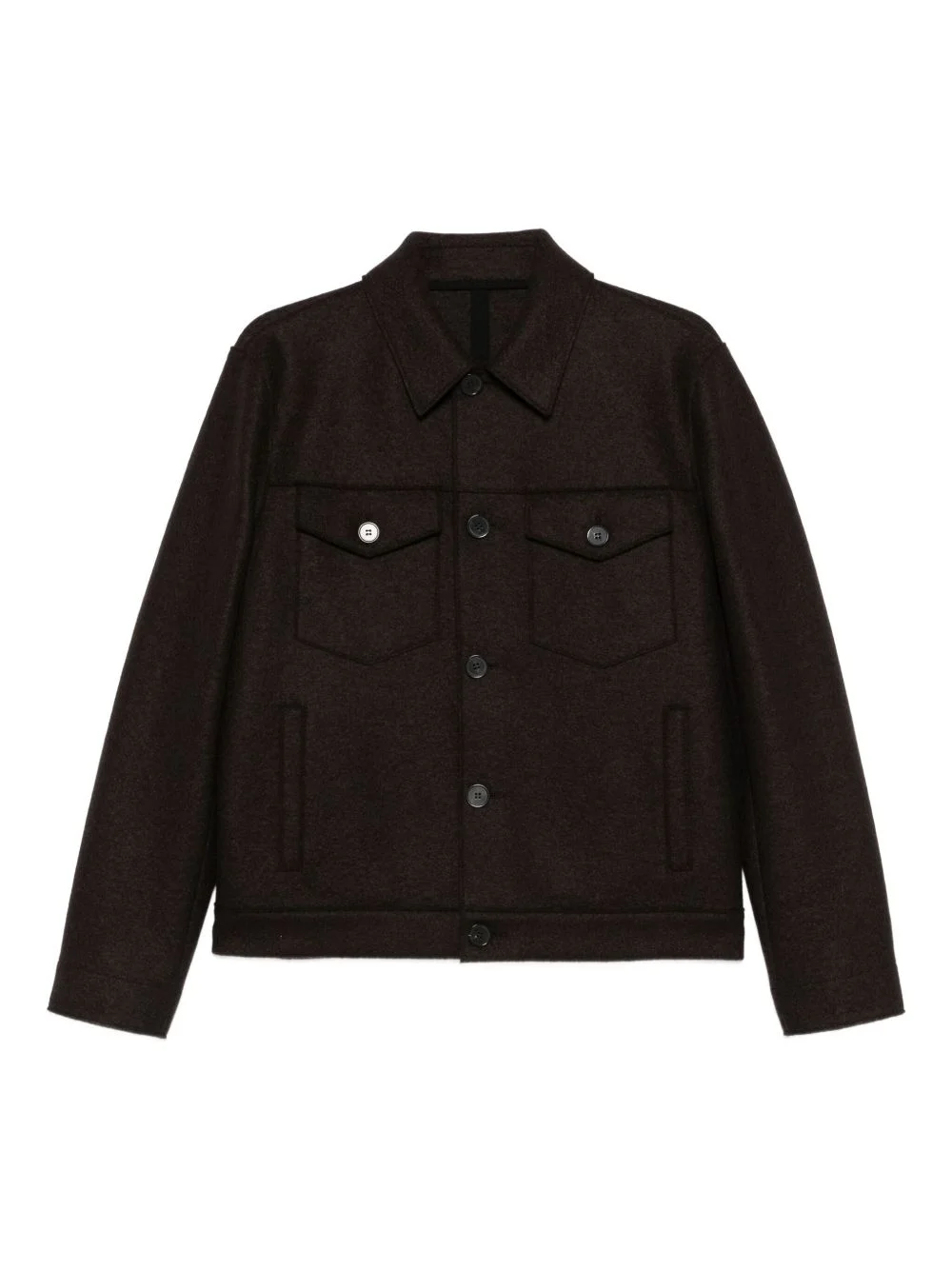 buttoned chest-pocket jacket - 1