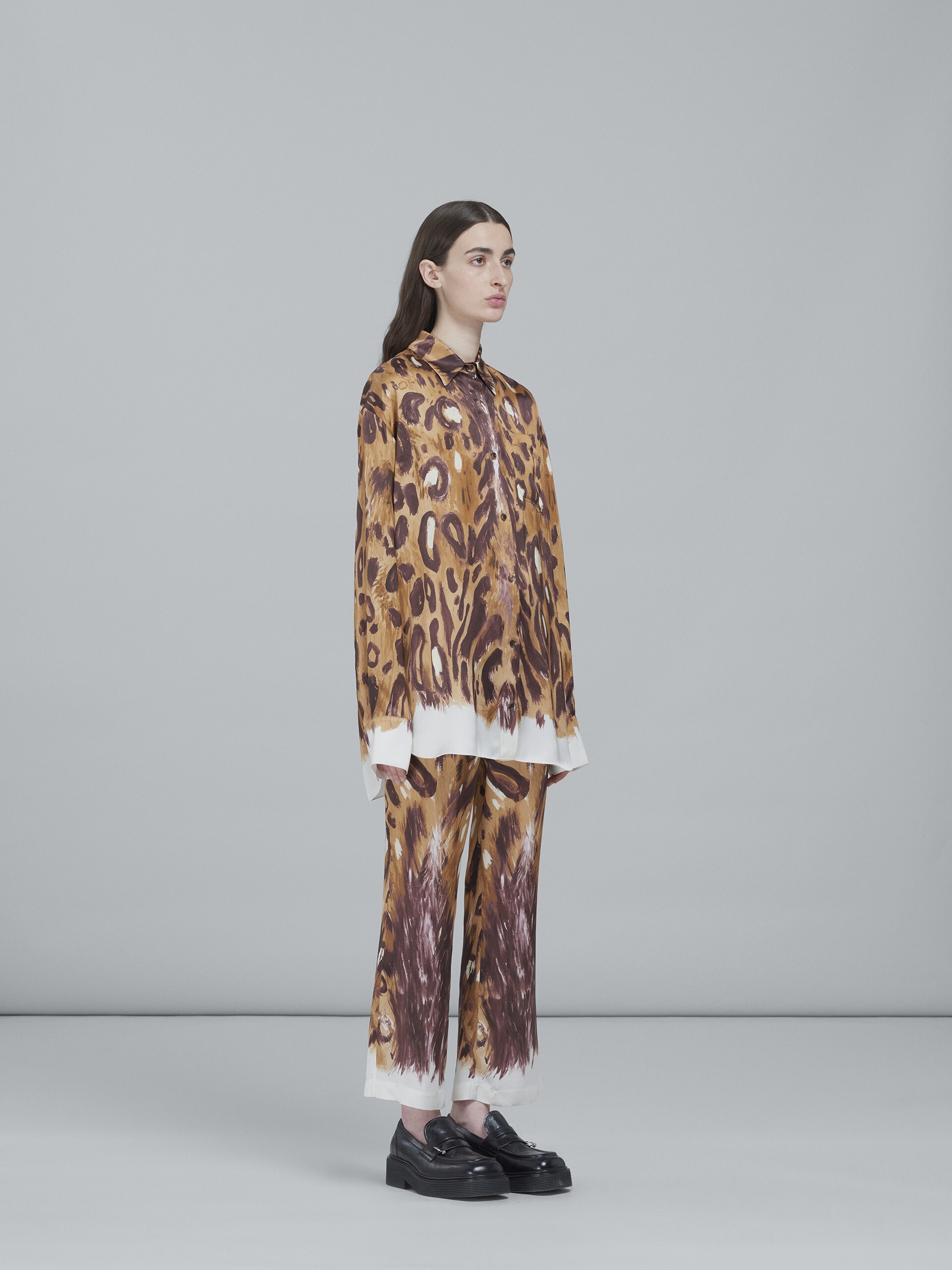 WILD BUNCH PRINT SABLÉ PANTS - 5