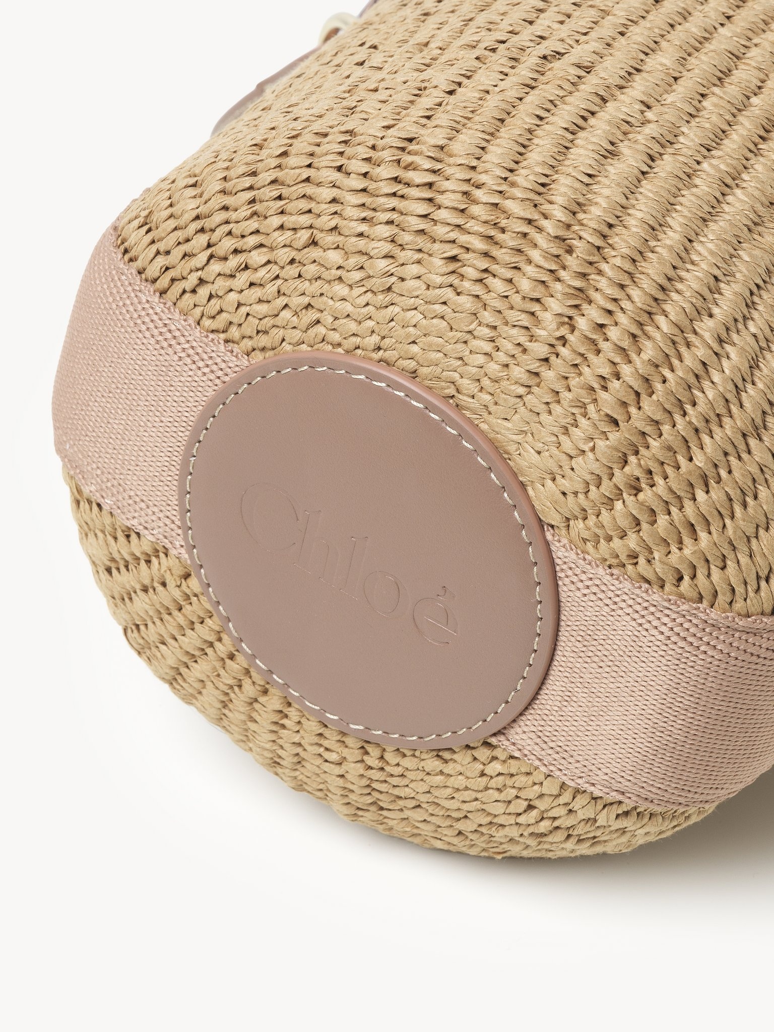 SMALL WOODY BASKET IN NATURAL FIBERS - 5