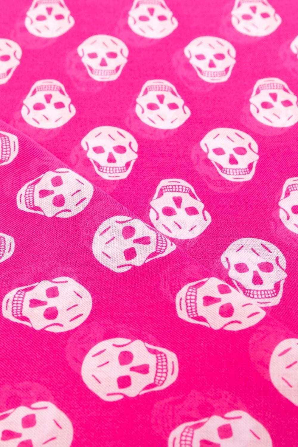 all-over skull-print scarf - 3