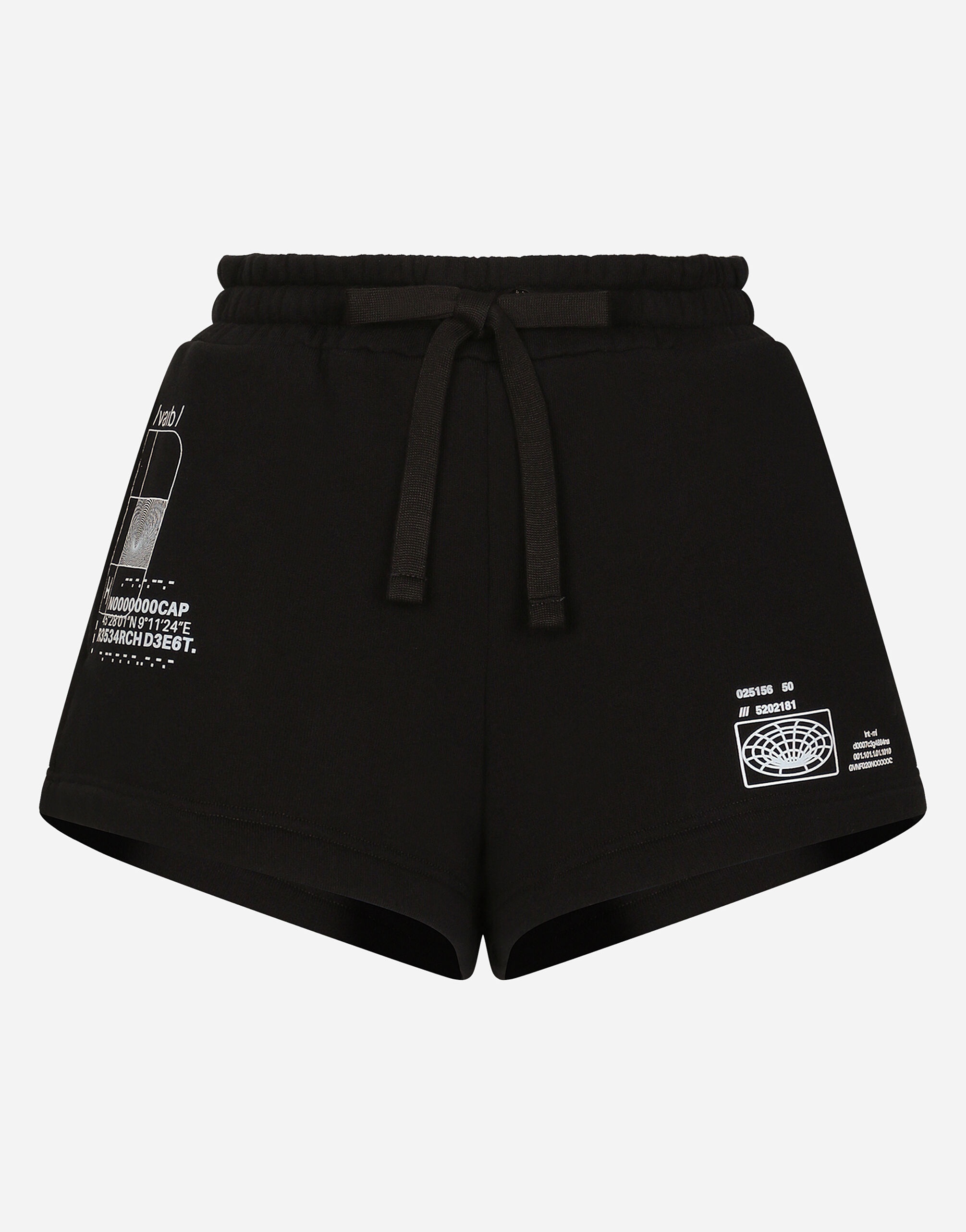 Cotton jersey shorts DGVIB3 - 1