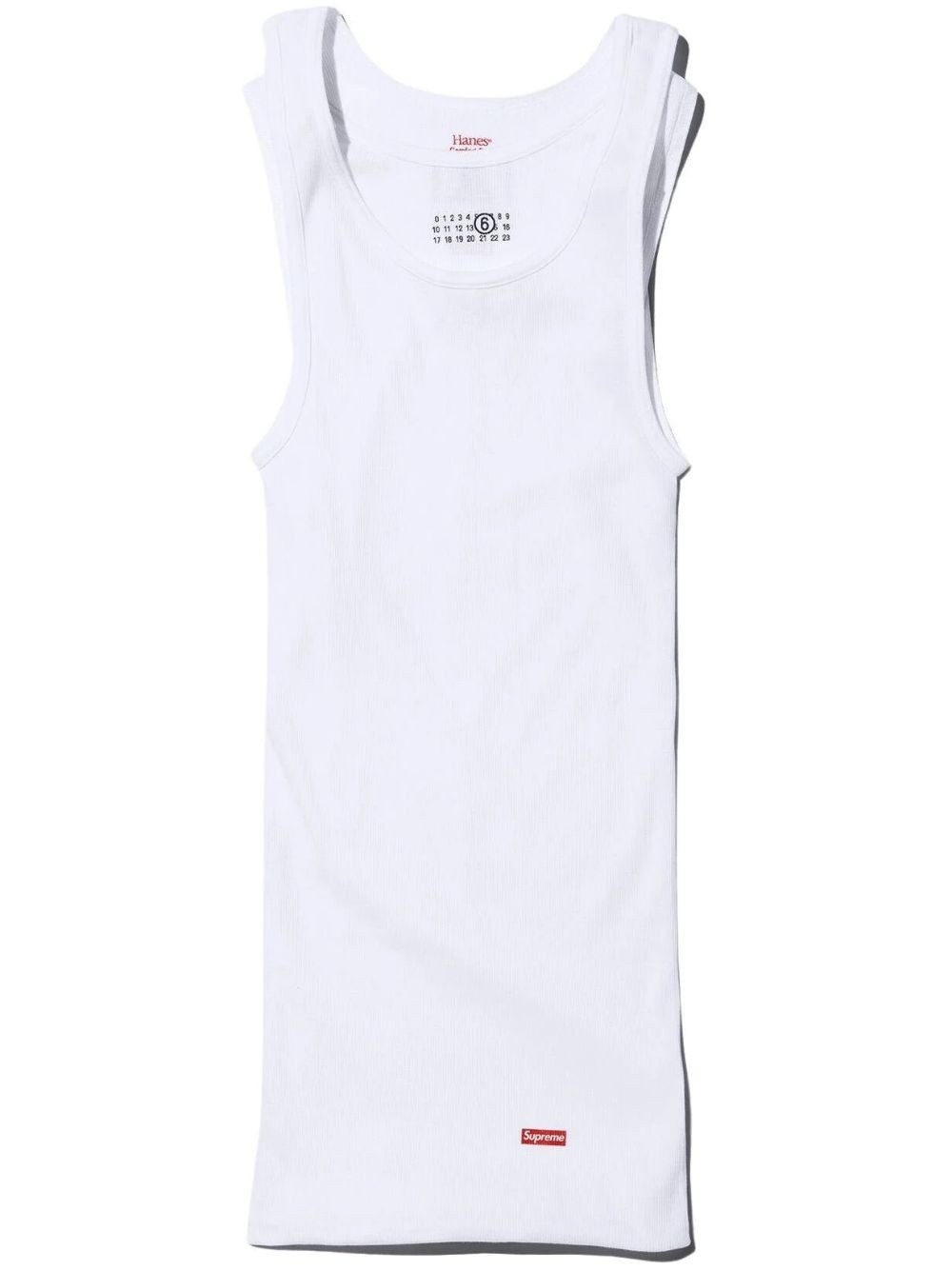 x MM6 Maison Margiela Hanes Tagless tank top (pack of two) - 1