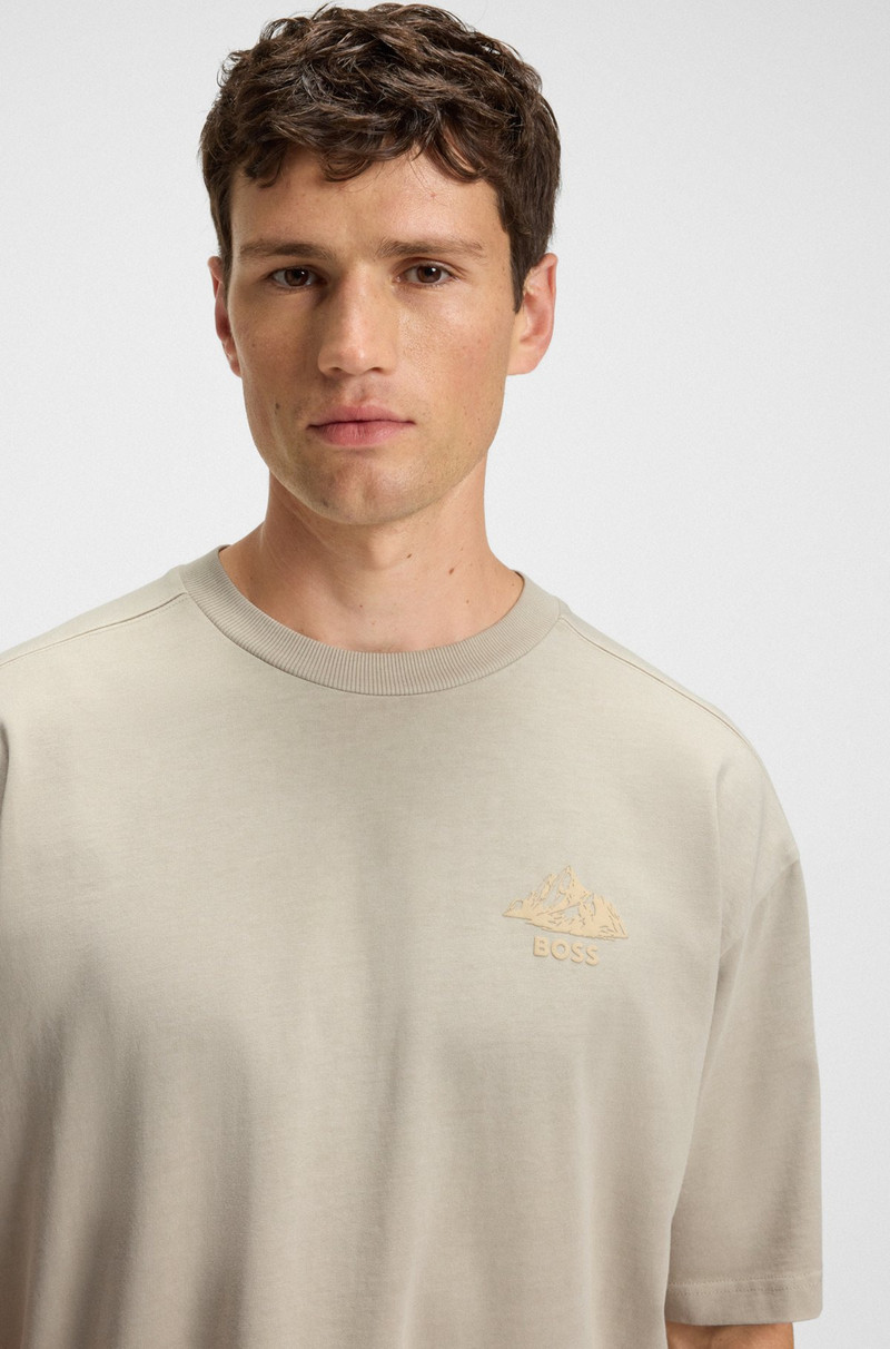 COTTON-JERSEY T-SHIRT WITH LOGO DETAIL 3