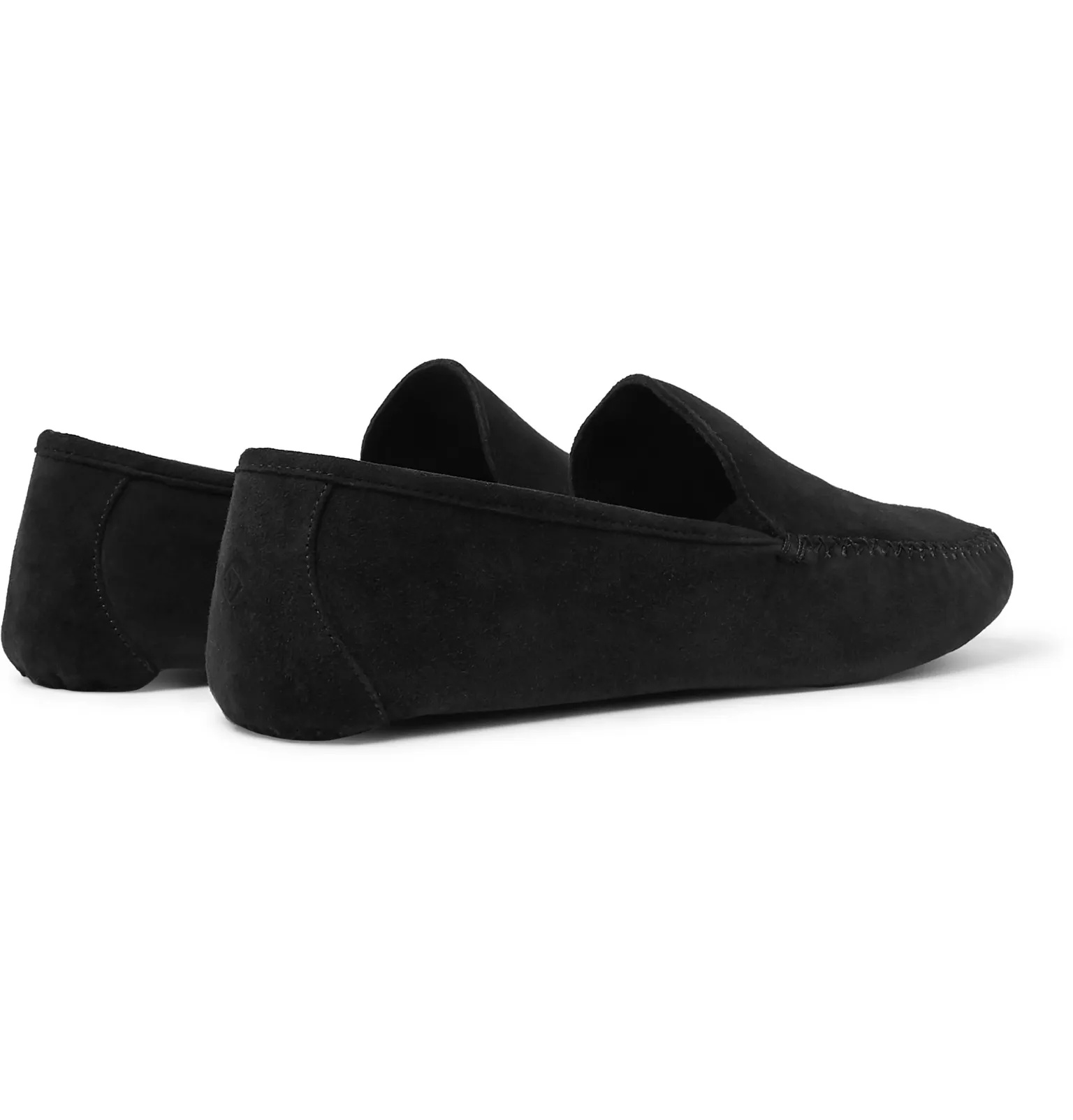 Maurice Cashmere-Lined Suede Slippers - 6