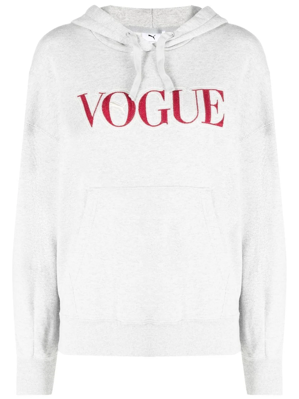 cotton long-sleeve hoodie - 1