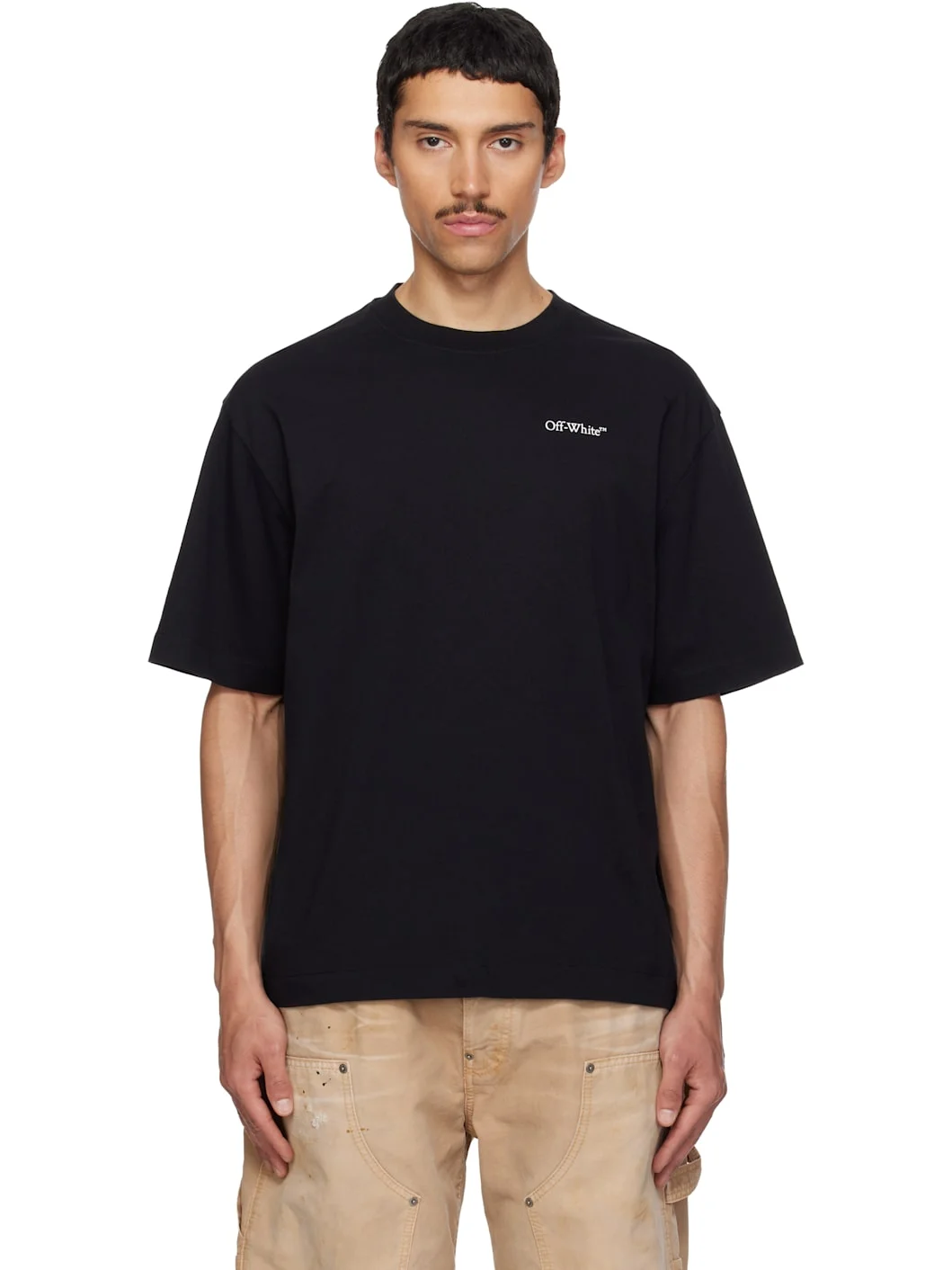 Black Half Arrow Skate T-shirt - 1