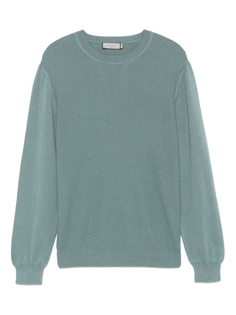 basket-weave sweater 1