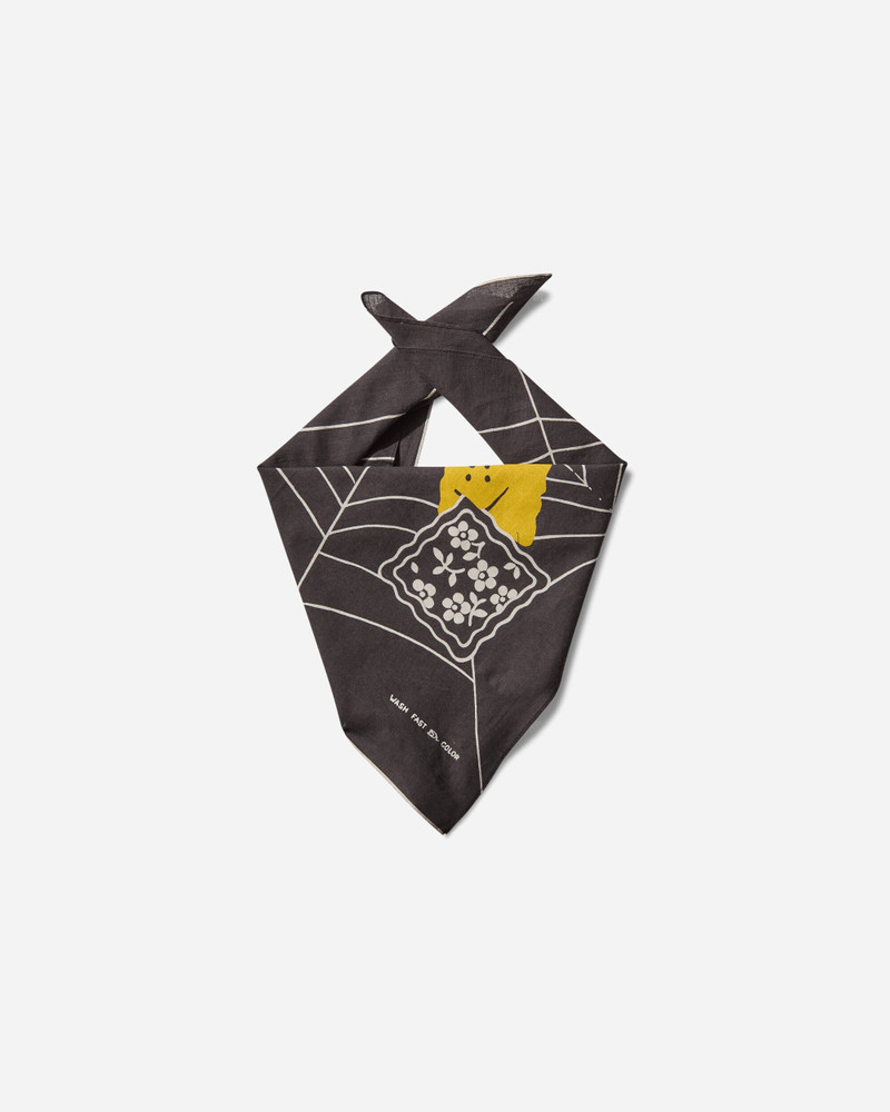 Kapital Fastcolor Selvedge Bandana (Spider Peckish Rainbowy) Black outlook