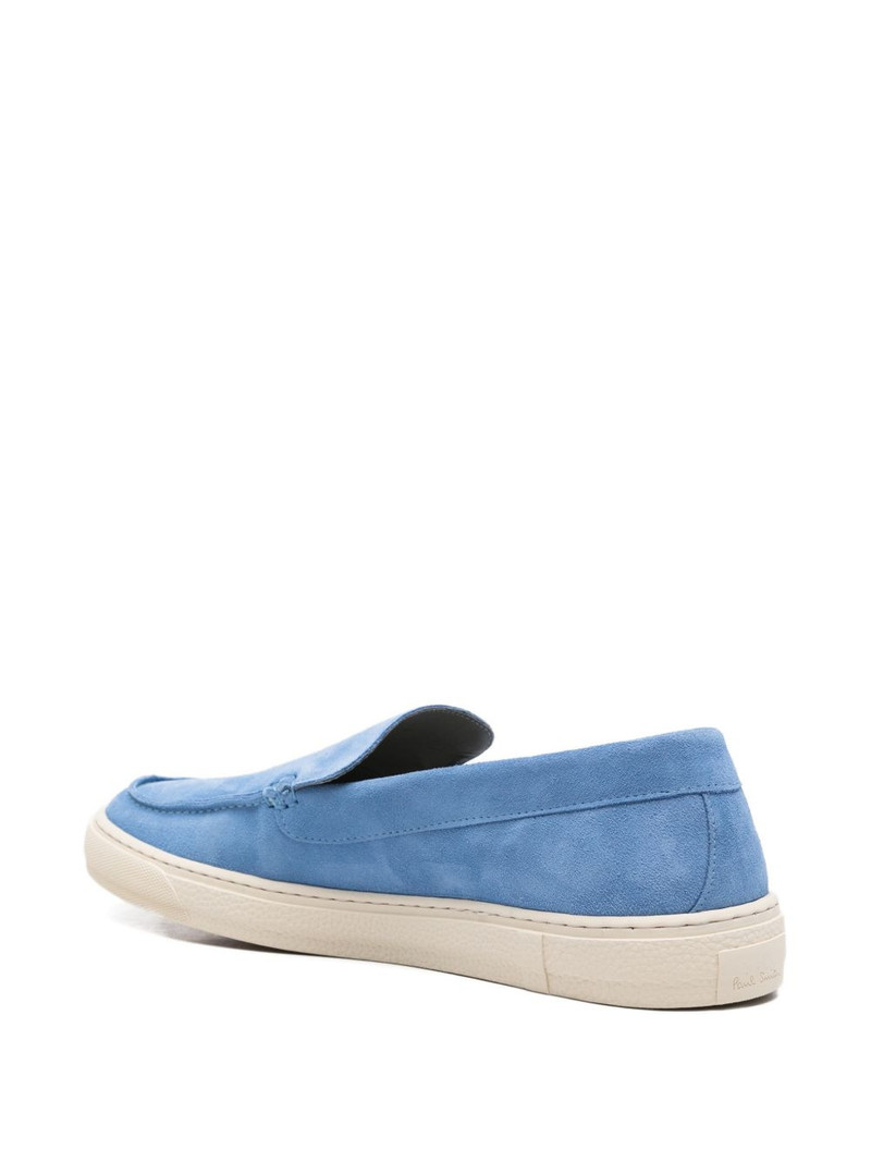 suede apron-toe loafers 3