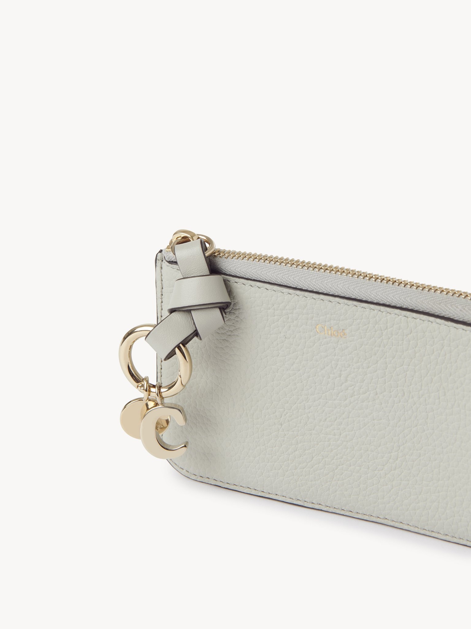 ALPHABET WALLET IN GRAINED LEATHER - 5