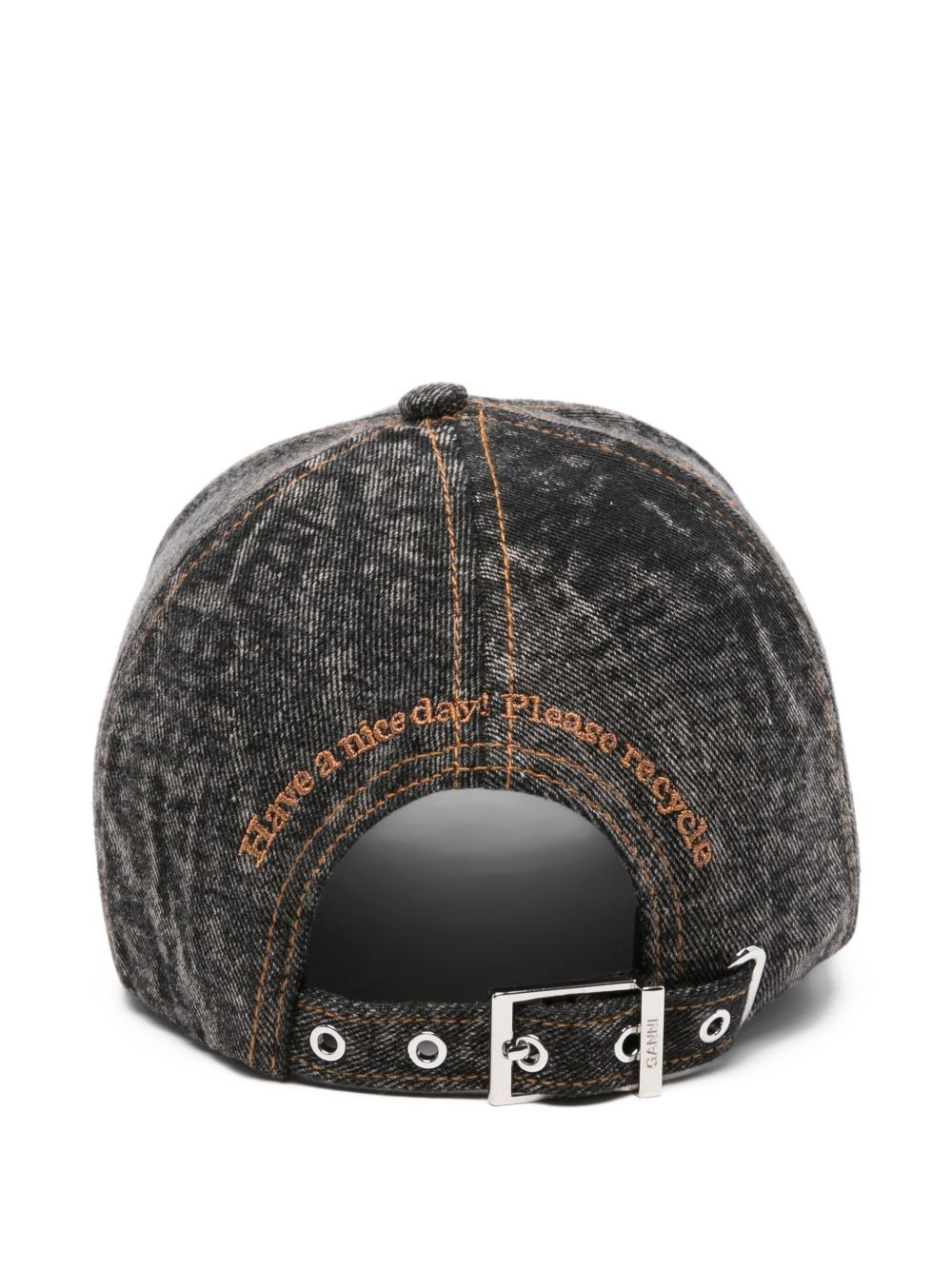 embroidered baseball cap - 2