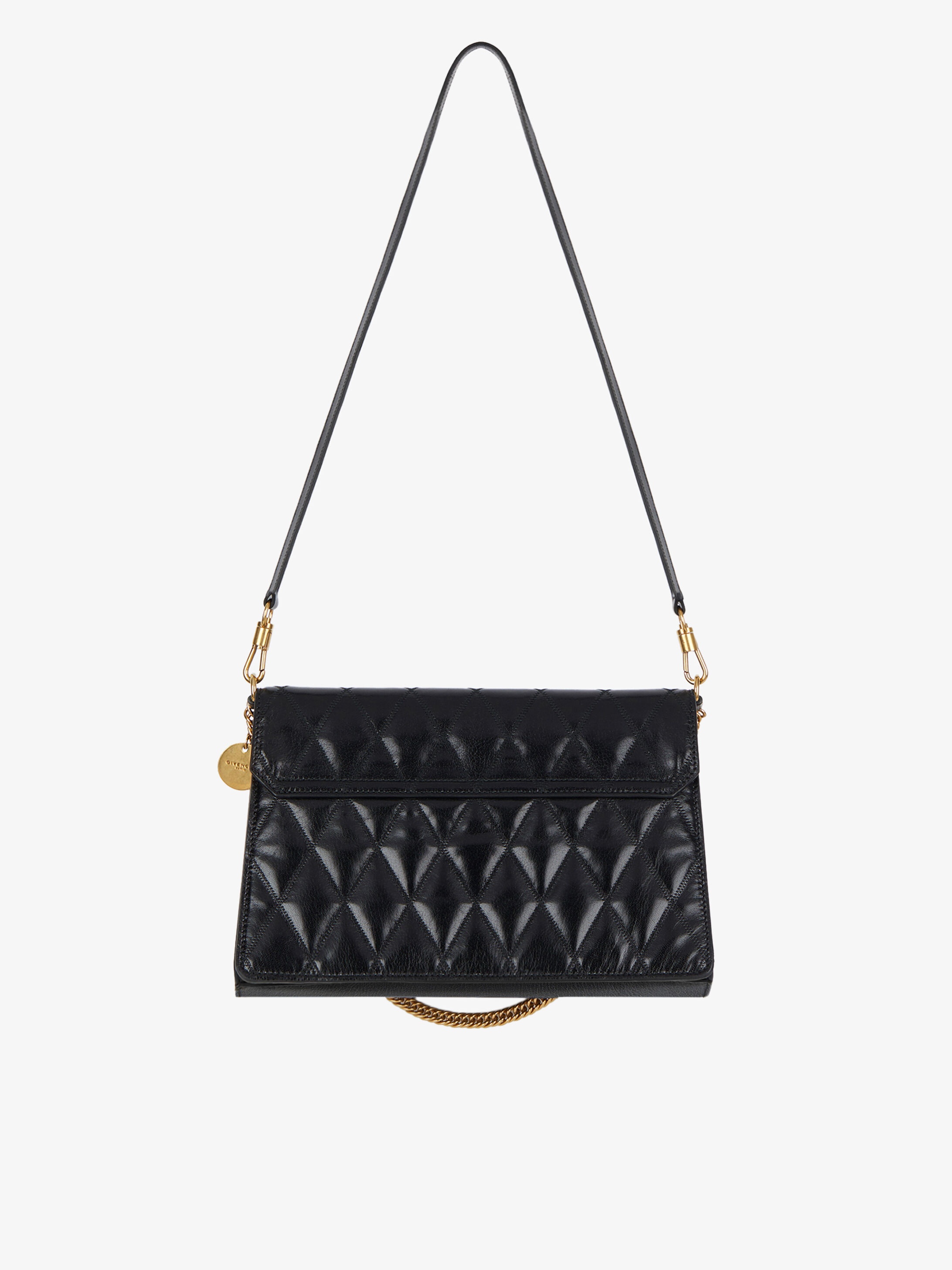 MEDIUM GV3 BAG IN DIAMOND QUILTED LEATHER - 5