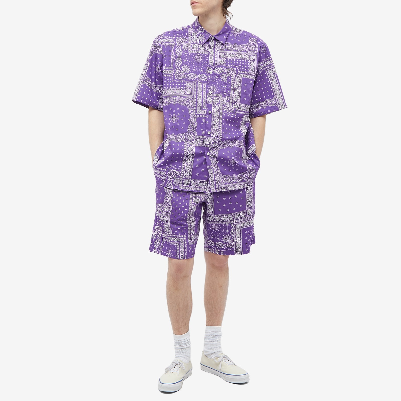 SOPHNET. Bandana Short Sleeve Shirt - 4