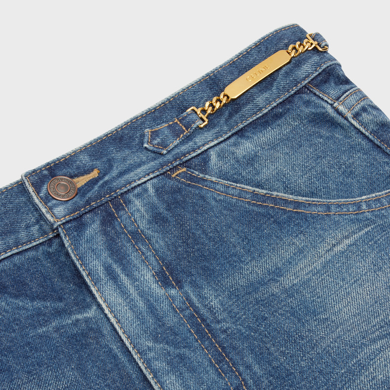 FLARED JEANS IN DARK UNION WASH TWILL 5