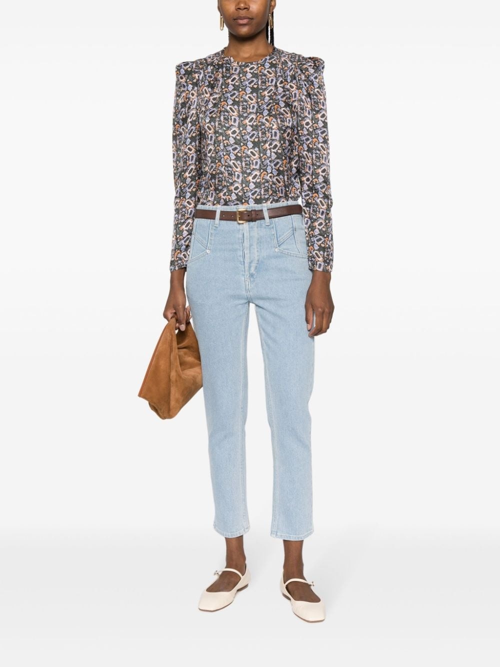 Lensy floral-print blouse - 2