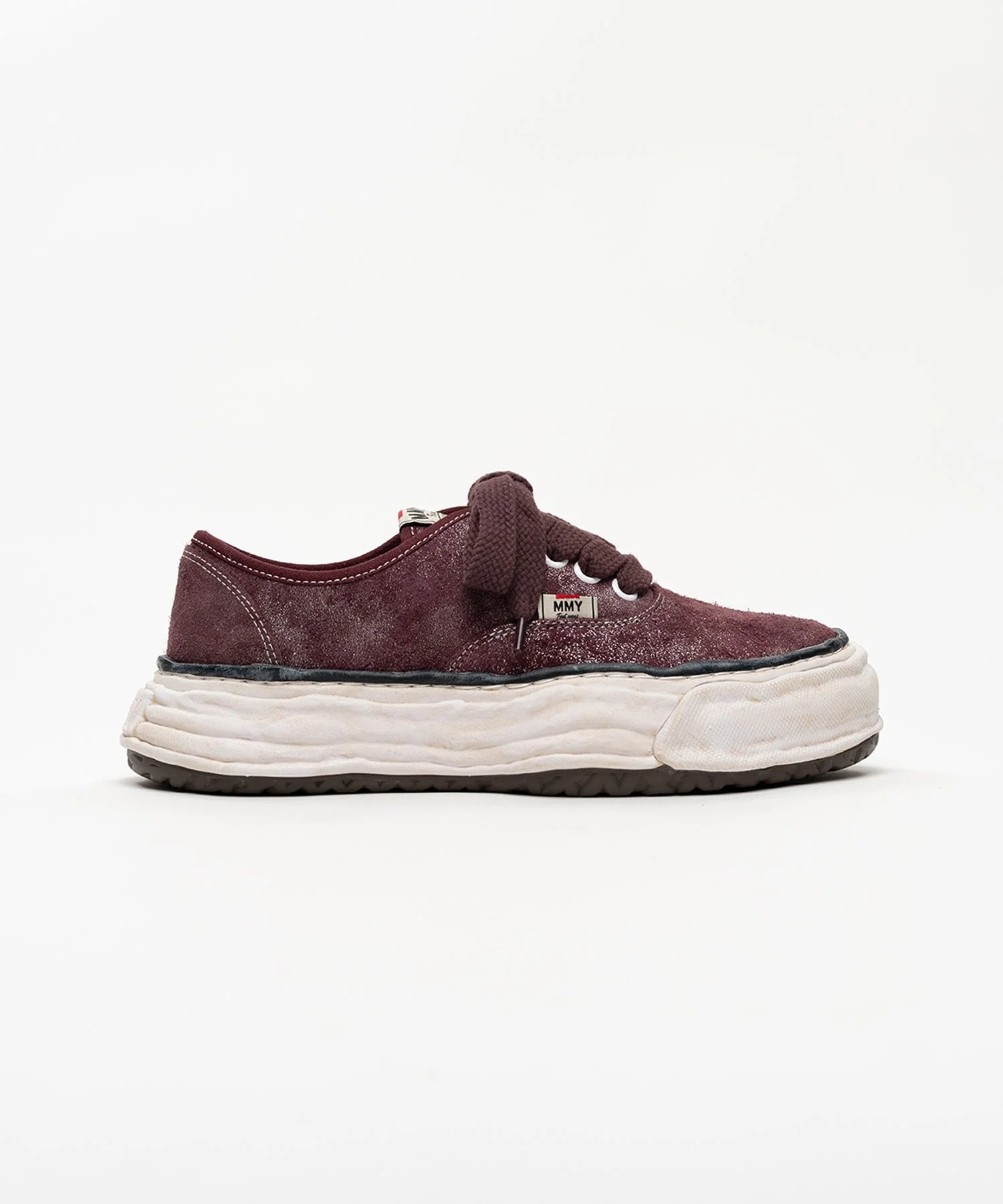 "BAKER 26" OG Sole Glittery Suede Low-top Sneakers - 1