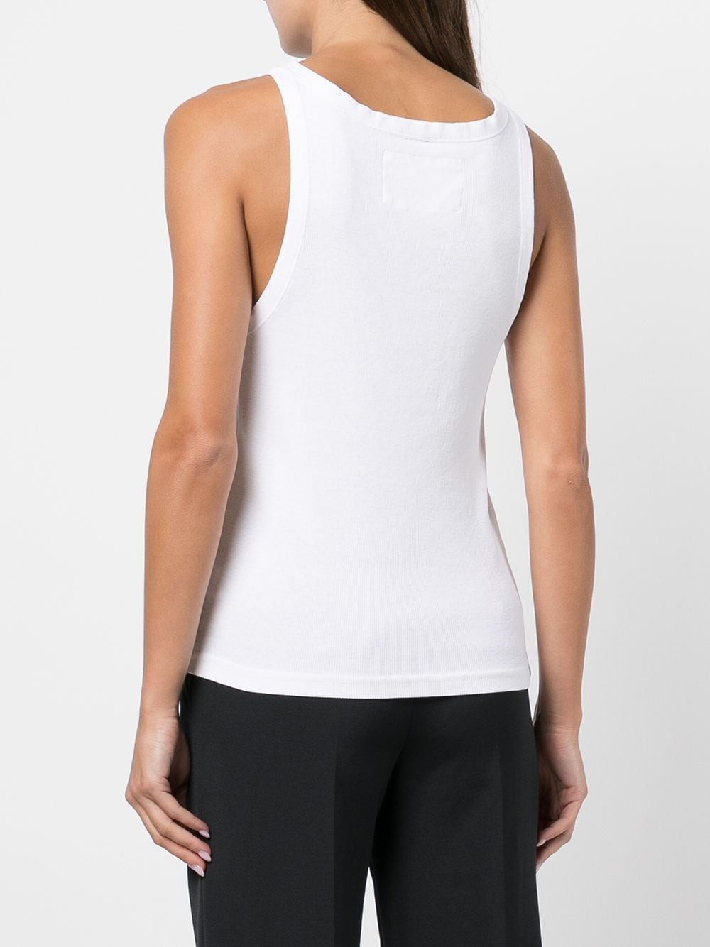 ribbed cotton vest top - 4