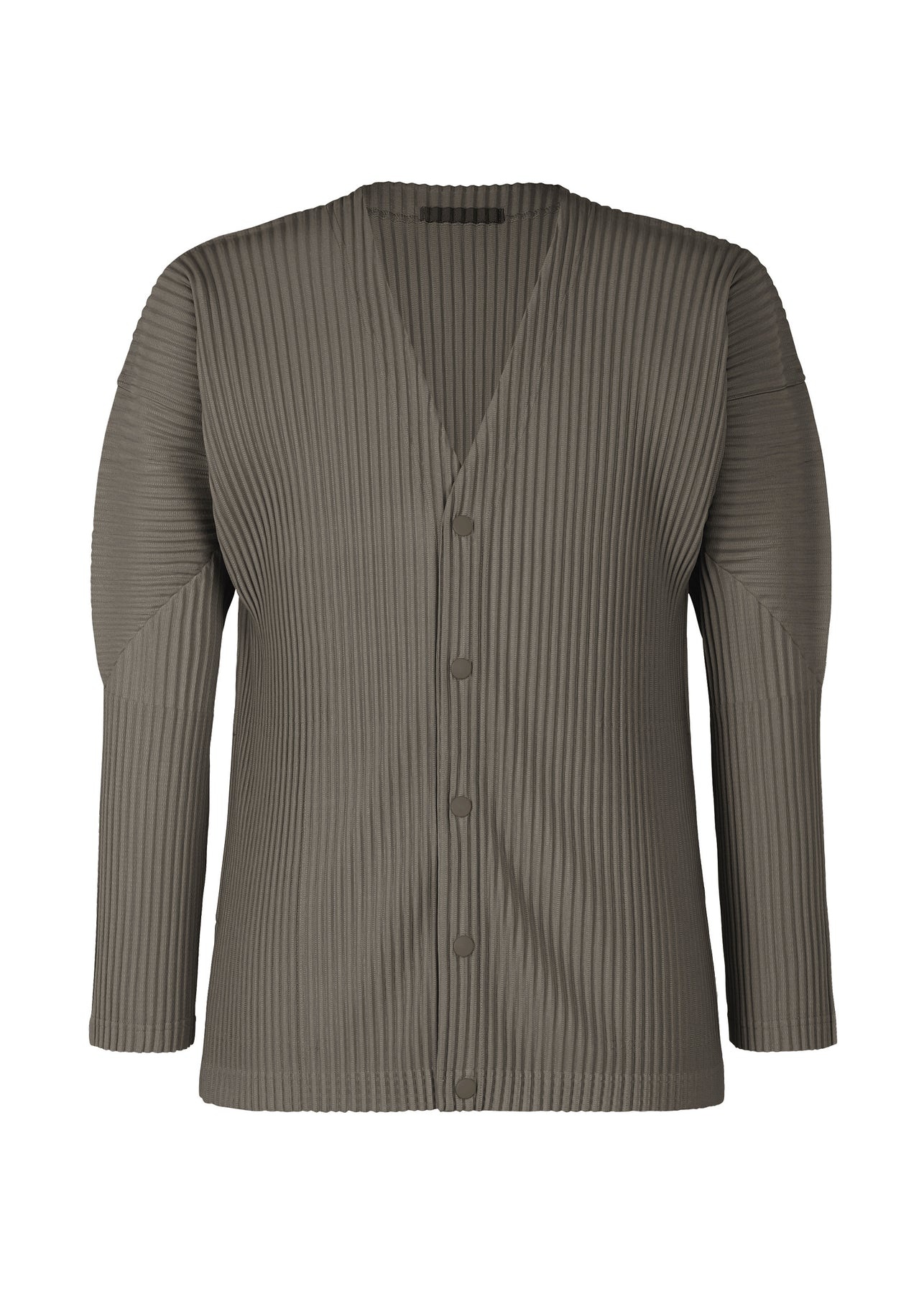 COLOR PLEATS CARDIGAN - 1