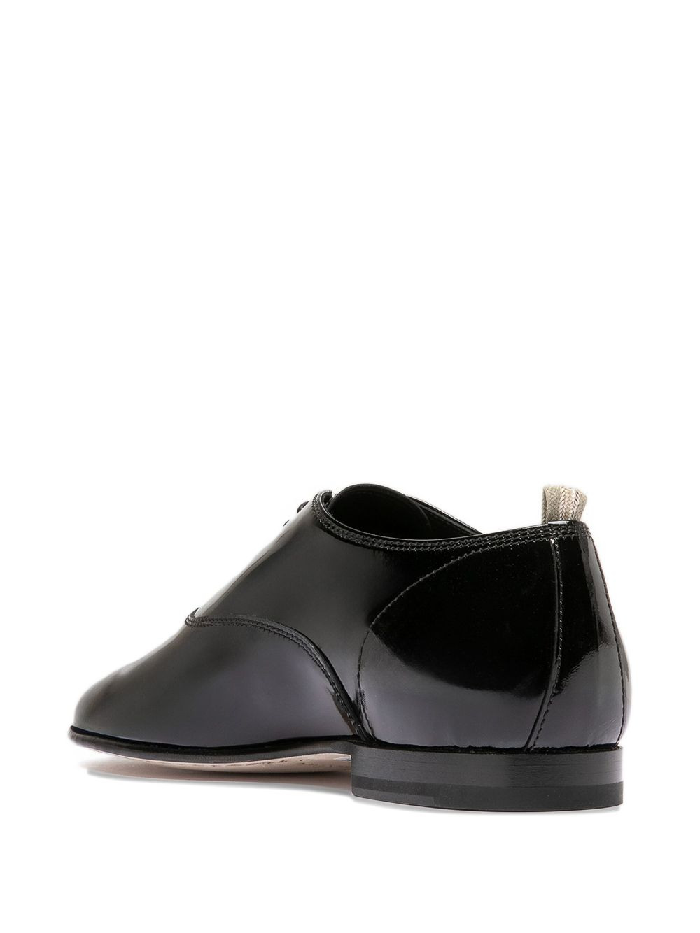 lace-up leather oxford shoes - 4