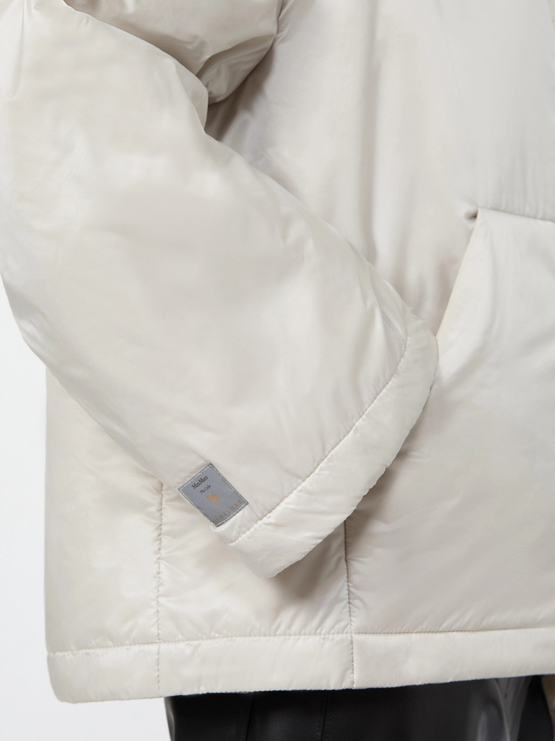 CRISTINA Short padded jacket in water-repellent fabric - ICE 6