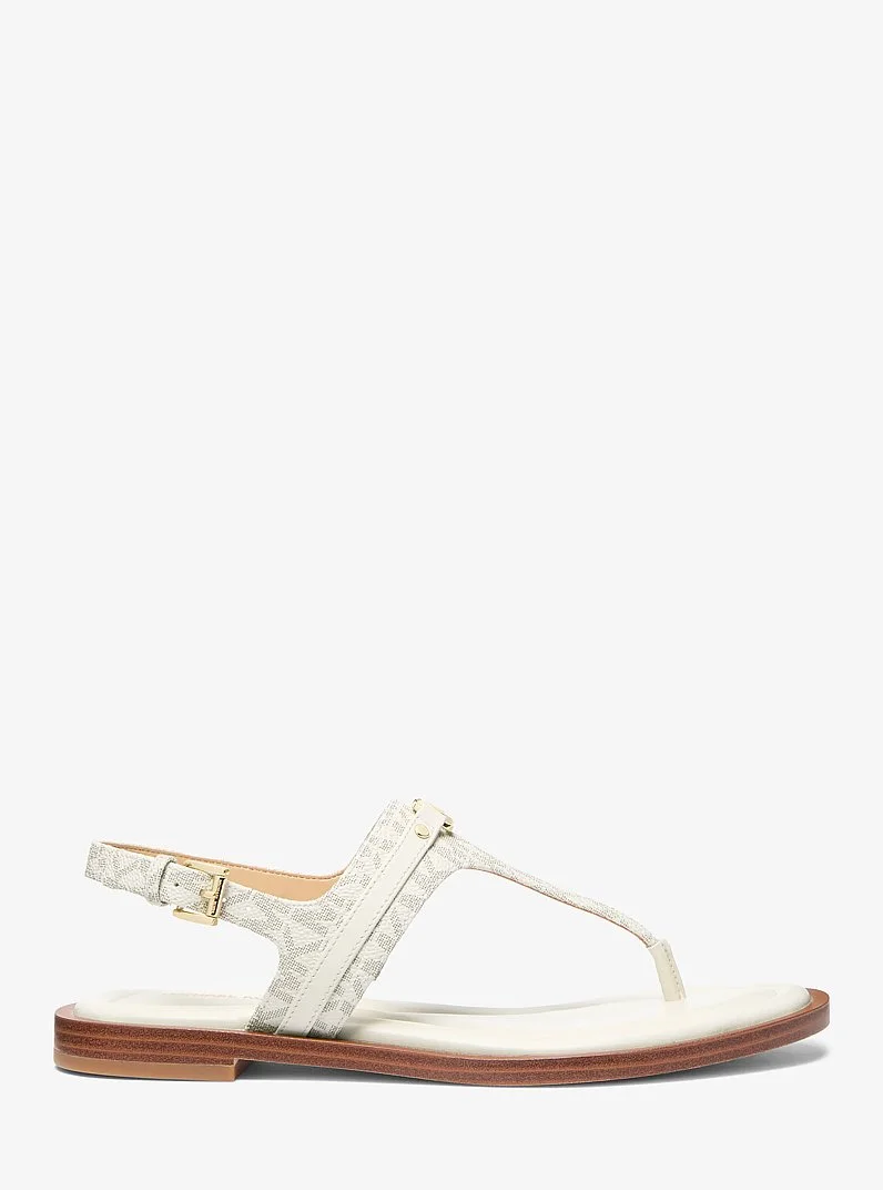 Mandy Signature Logo T-Strap Sandal - 1