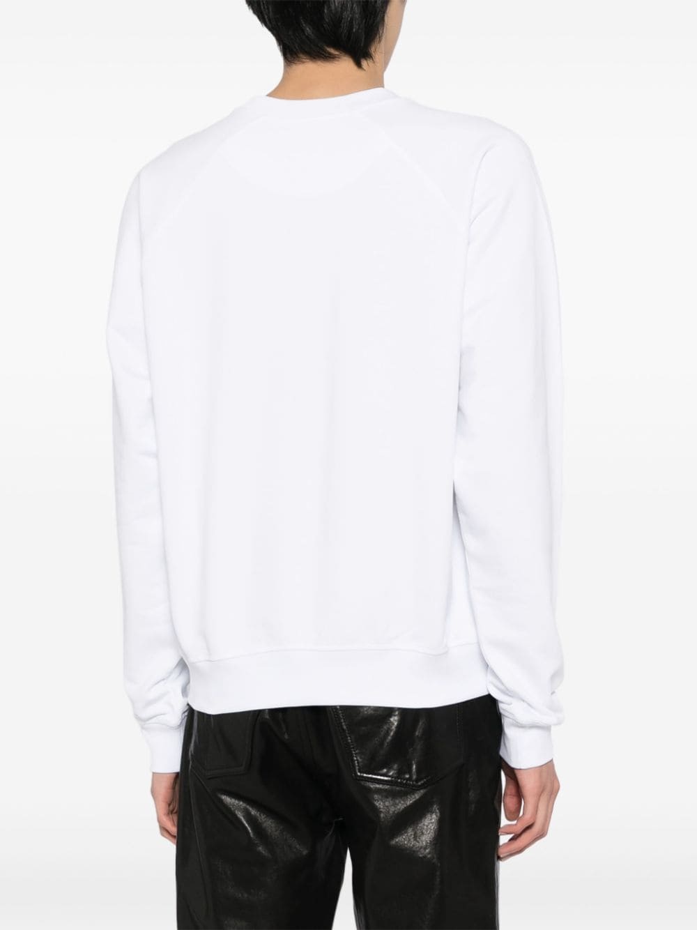Orb-print cotton sweatshirt - 4