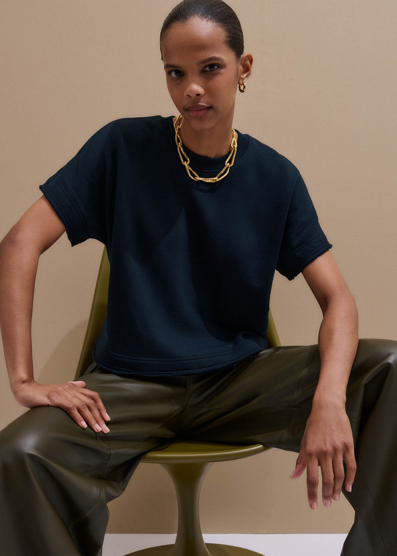 Relaxed Sweatshirt Tee 1