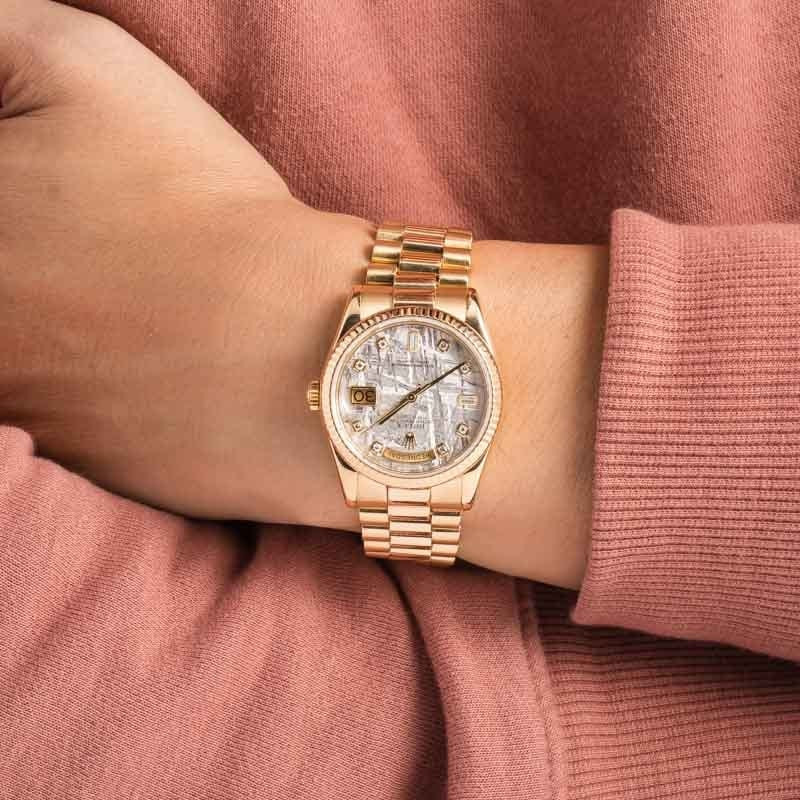 Rolex Day-Date 118238 Meteorite Diamond Dial - 5