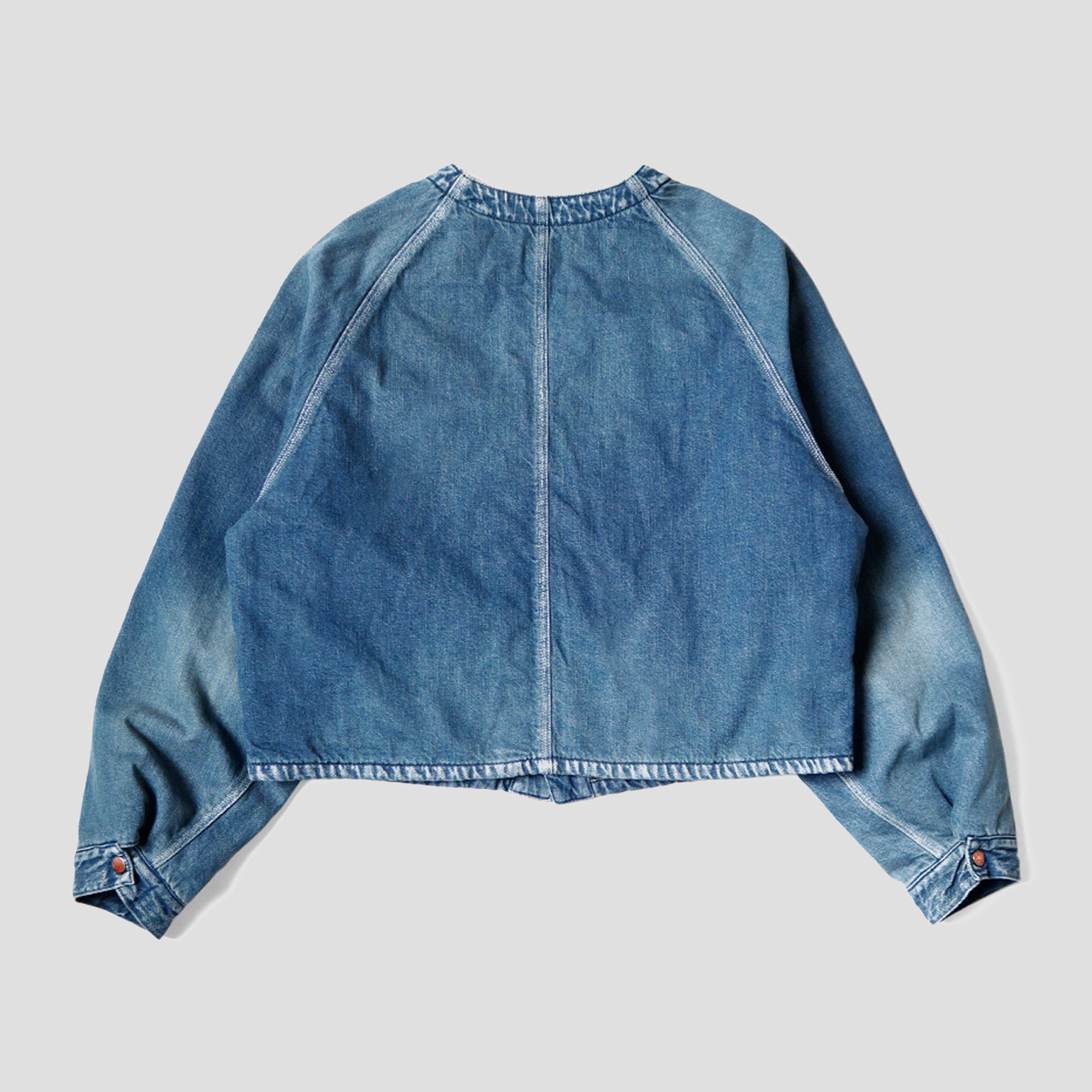 11.5oz DENIM REVERSIBLE RAILROAD JACKET - 3