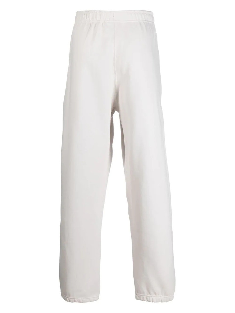 Nike elasticated-waistband cotton track pants outlook
