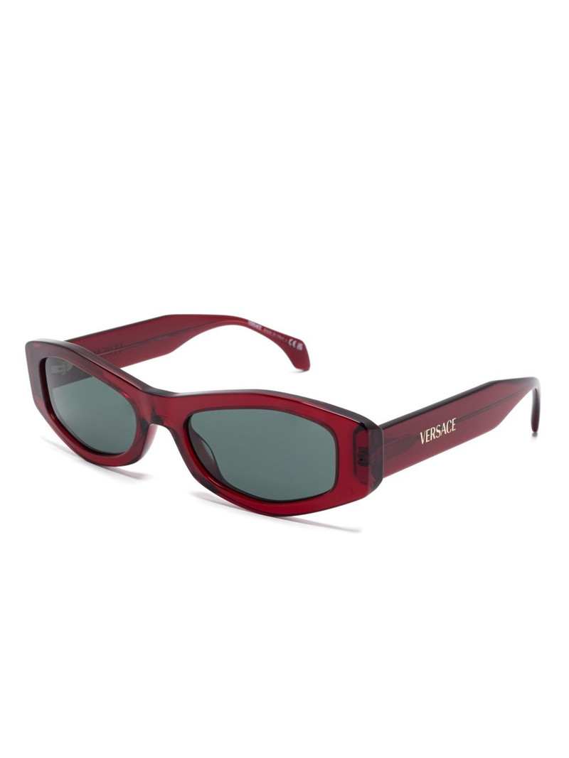 VERSACE logo-print sunglasses outlook