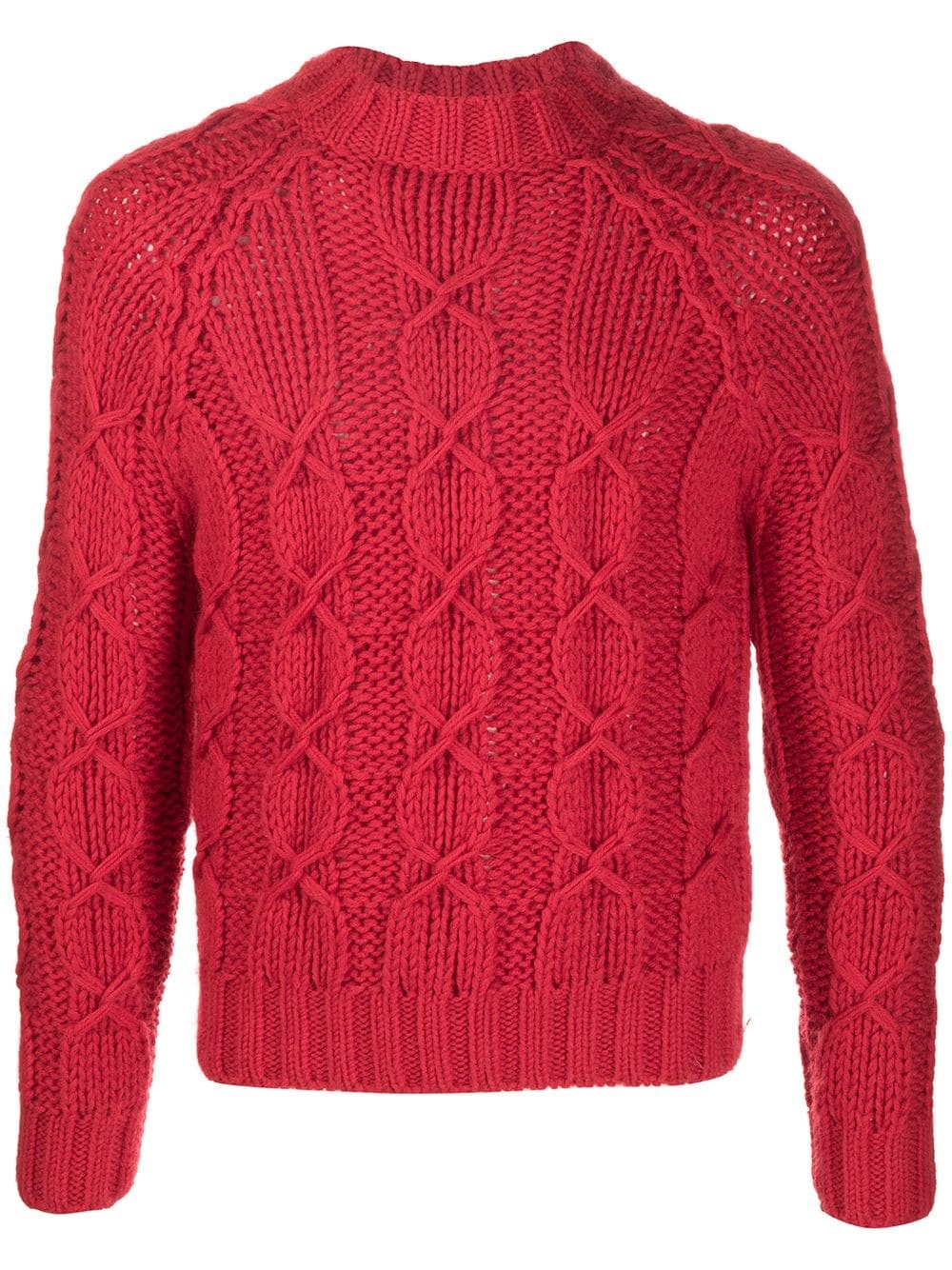 cable knit jumper - 1