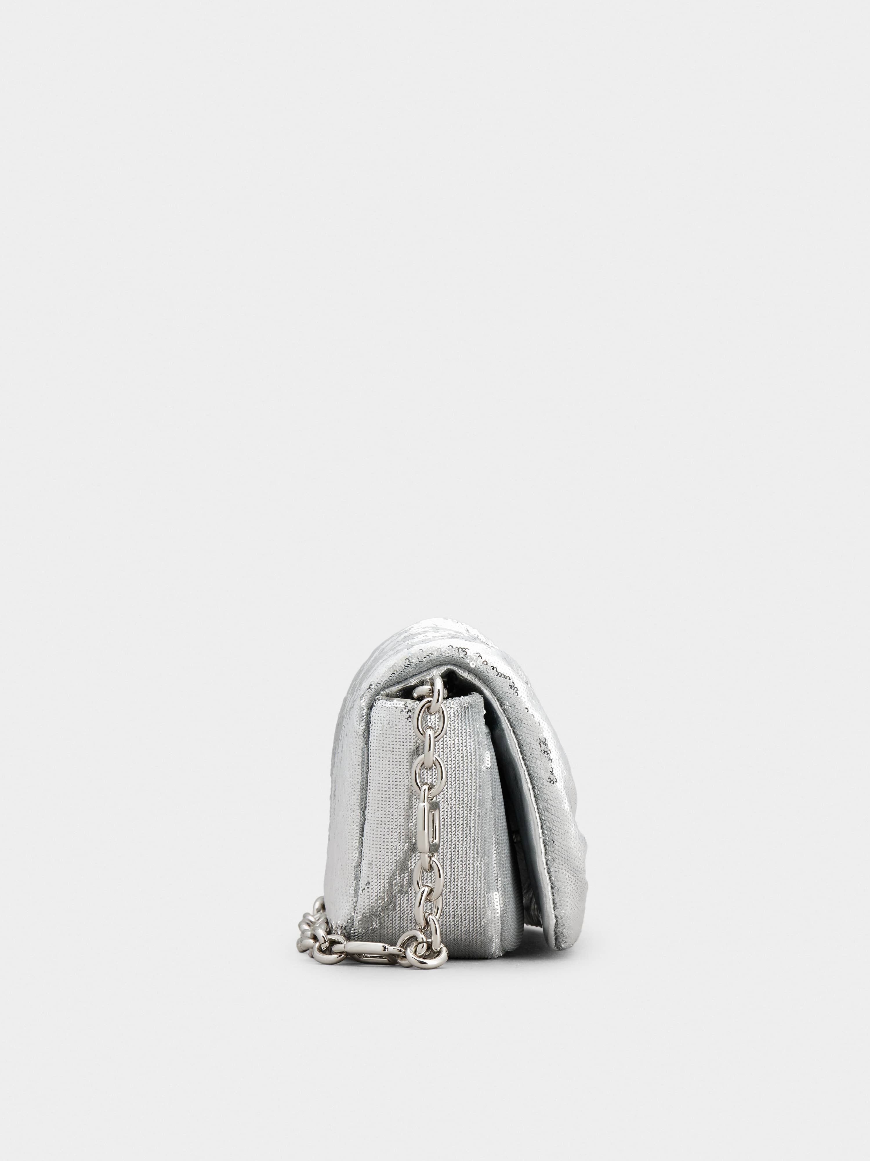 Viv' Choc Paillettes Mini Bag in Fabric - 4