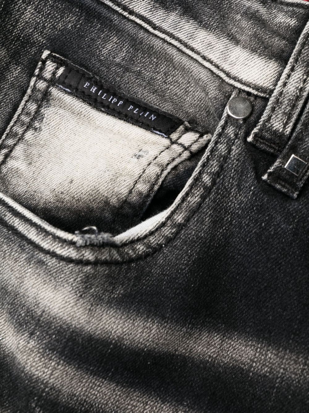 mid-rise skinny jeans - 6