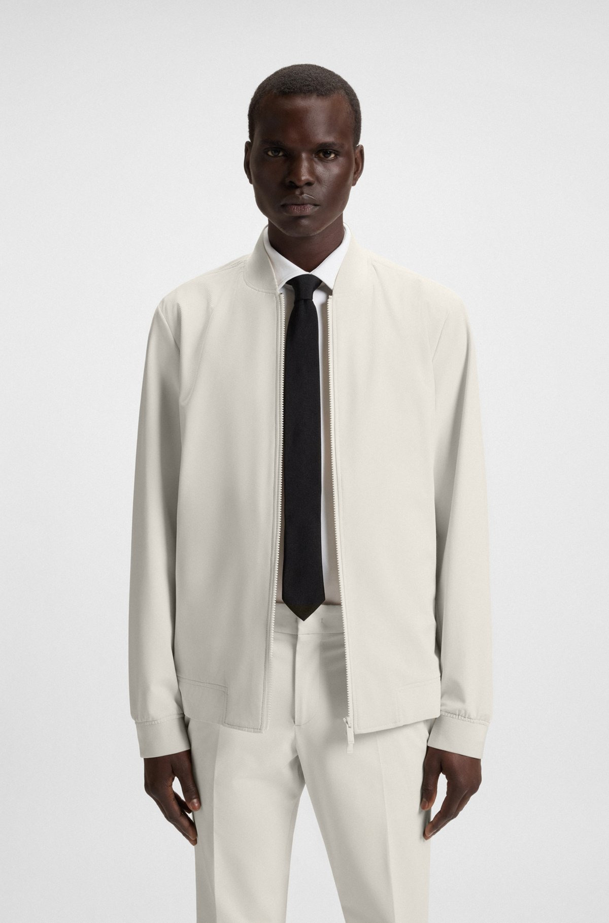 WATER-REPELLENT JACKET IN PERFORMANCE-STRETCH FABRIC - 2