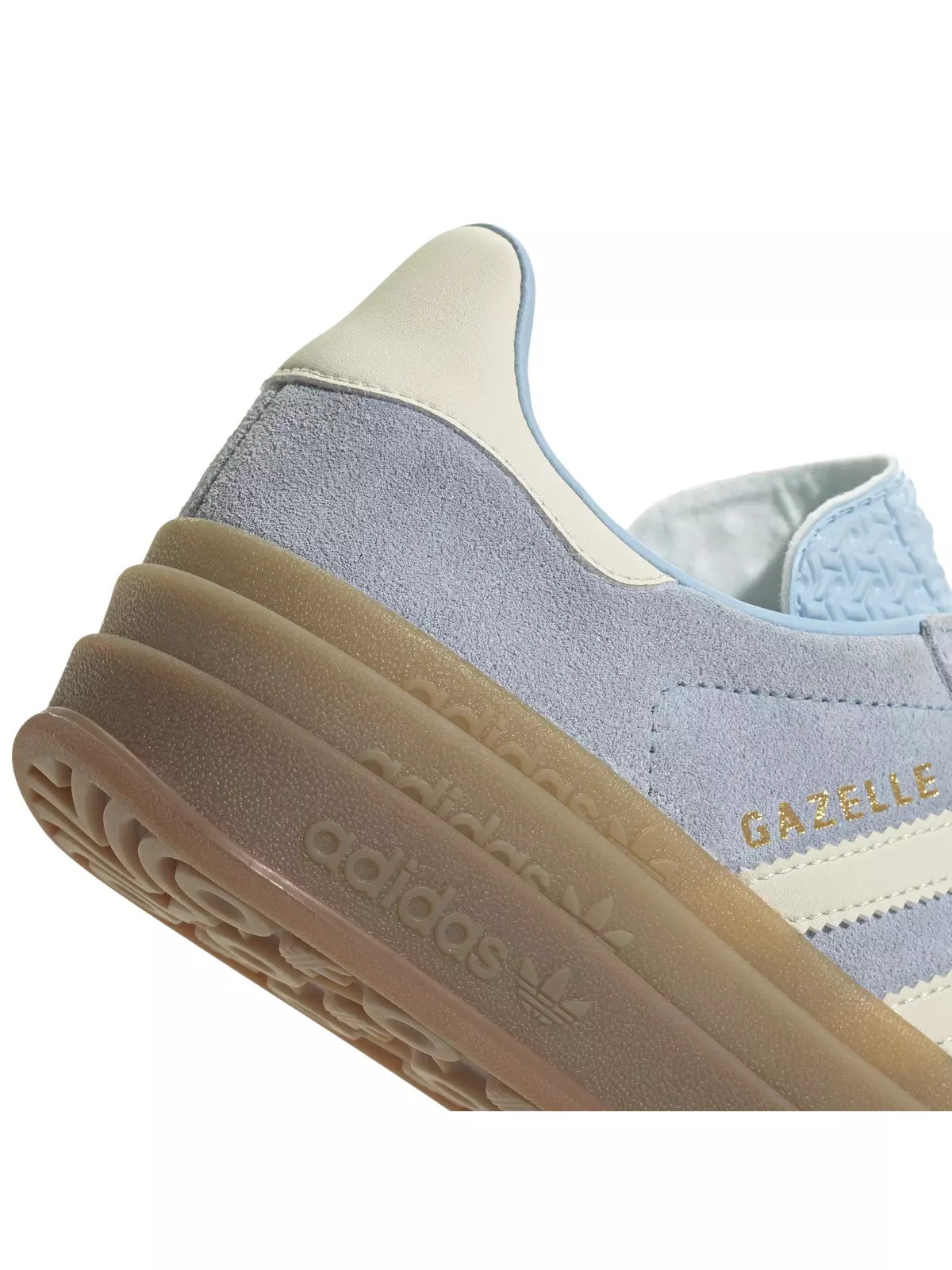 Originals Gazelle Bold "Clear Sky/Cream White/Gold Metallic" Women's Shoe - 7