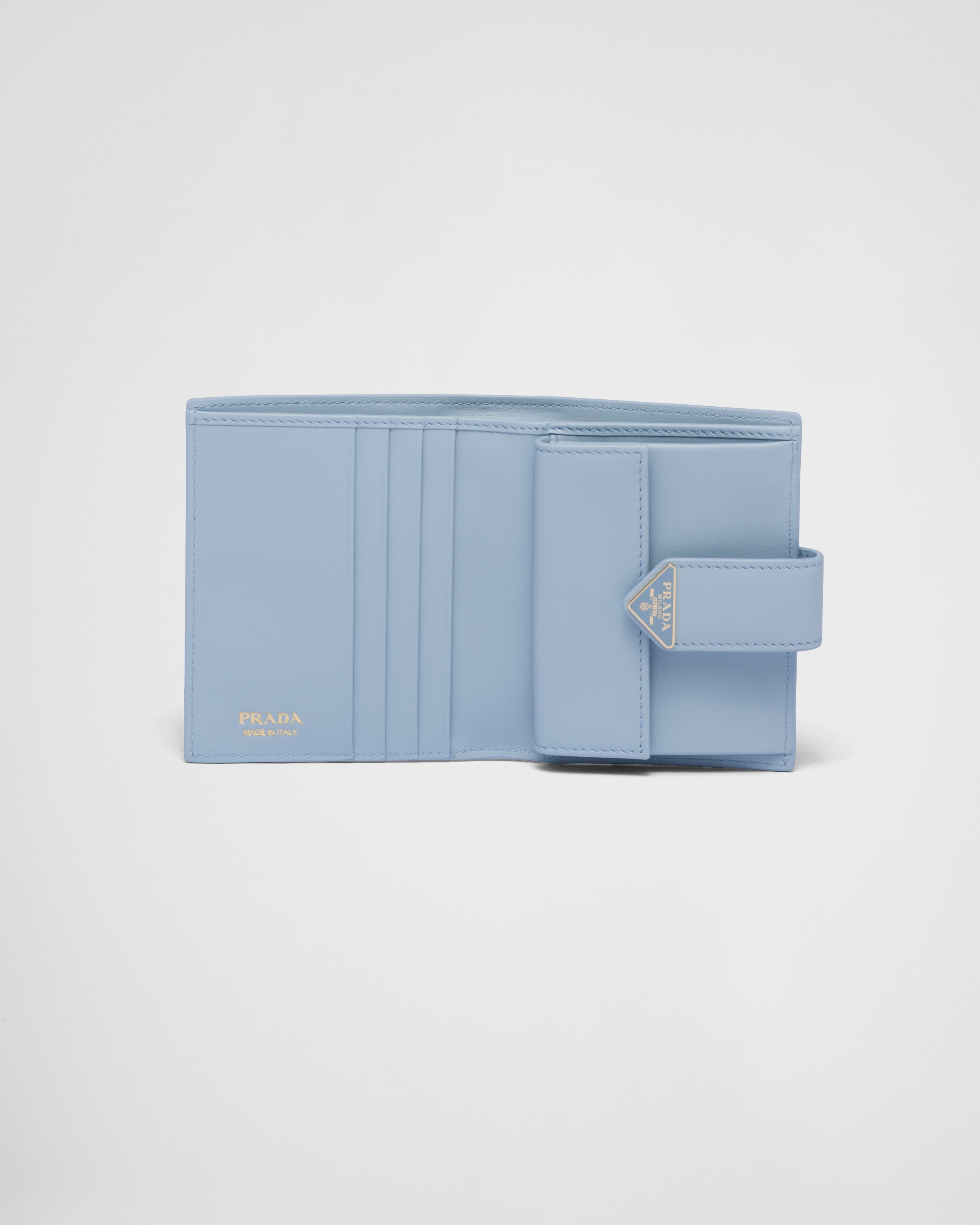Small Saffiano and smooth leather wallet 4