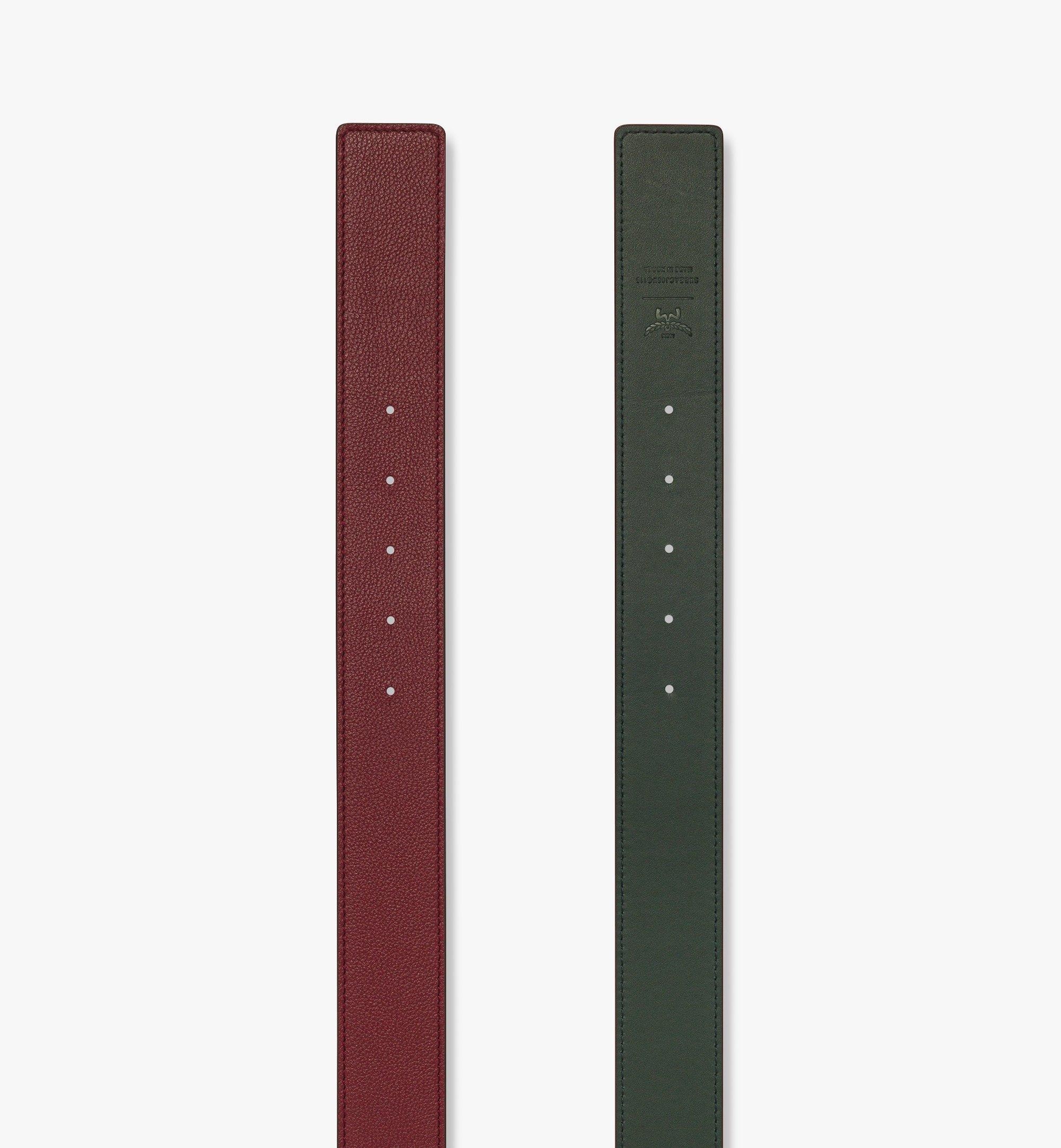 Claus Fluted M Reversible Belt 1.5” in Embossed Leather - 3