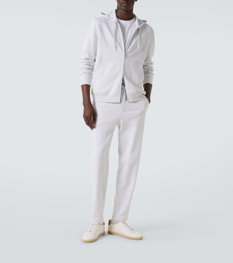 Brunello Cucinelli Cotton-blend jersey sweatpants outlook